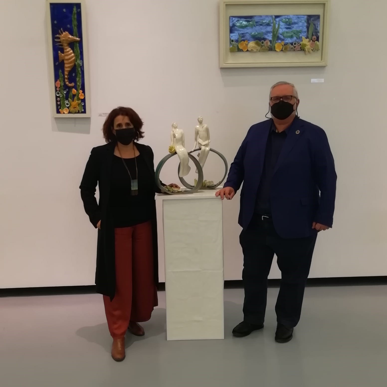 Marisa Peaguda expone su obra cerámica en el Auditorio 