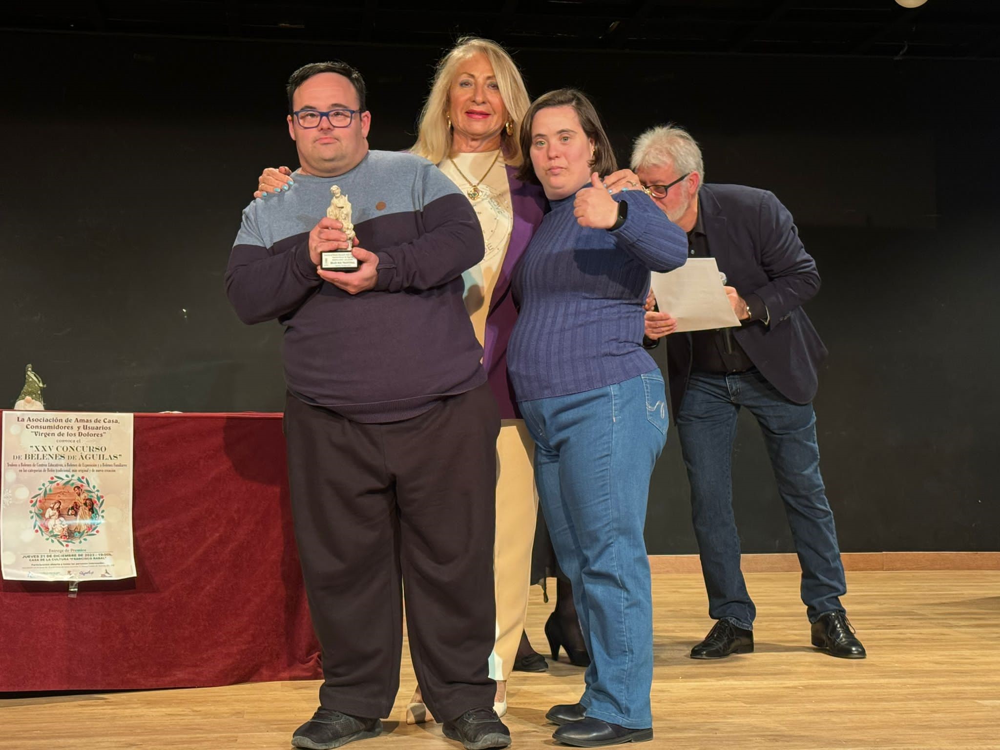 La Asociación de Amas de Casa hace entrega de los premios de su tradicional concurso de Belenes