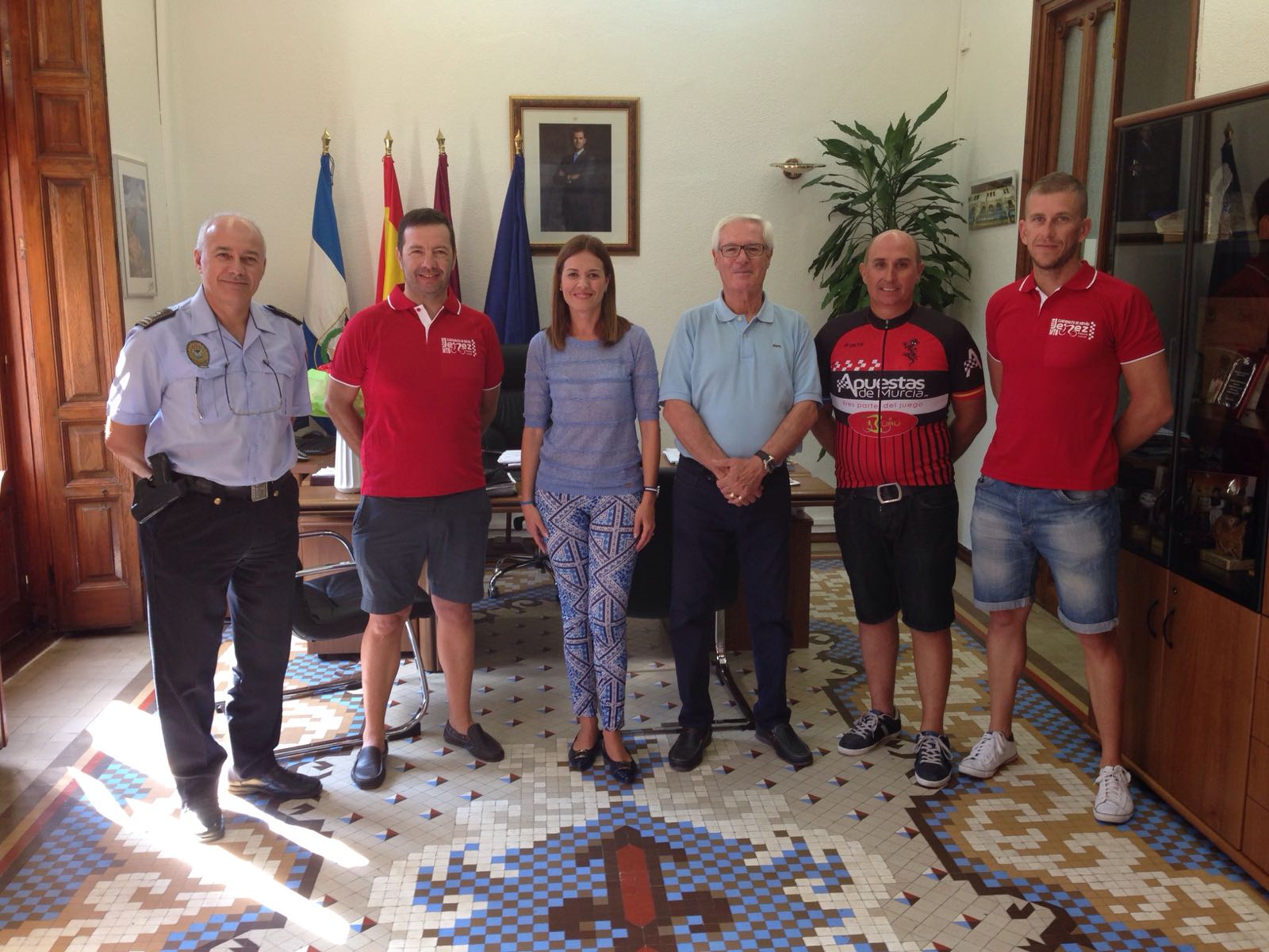 Cuatro Policías Locales de Águilas participan en el Campeonato de España MTB