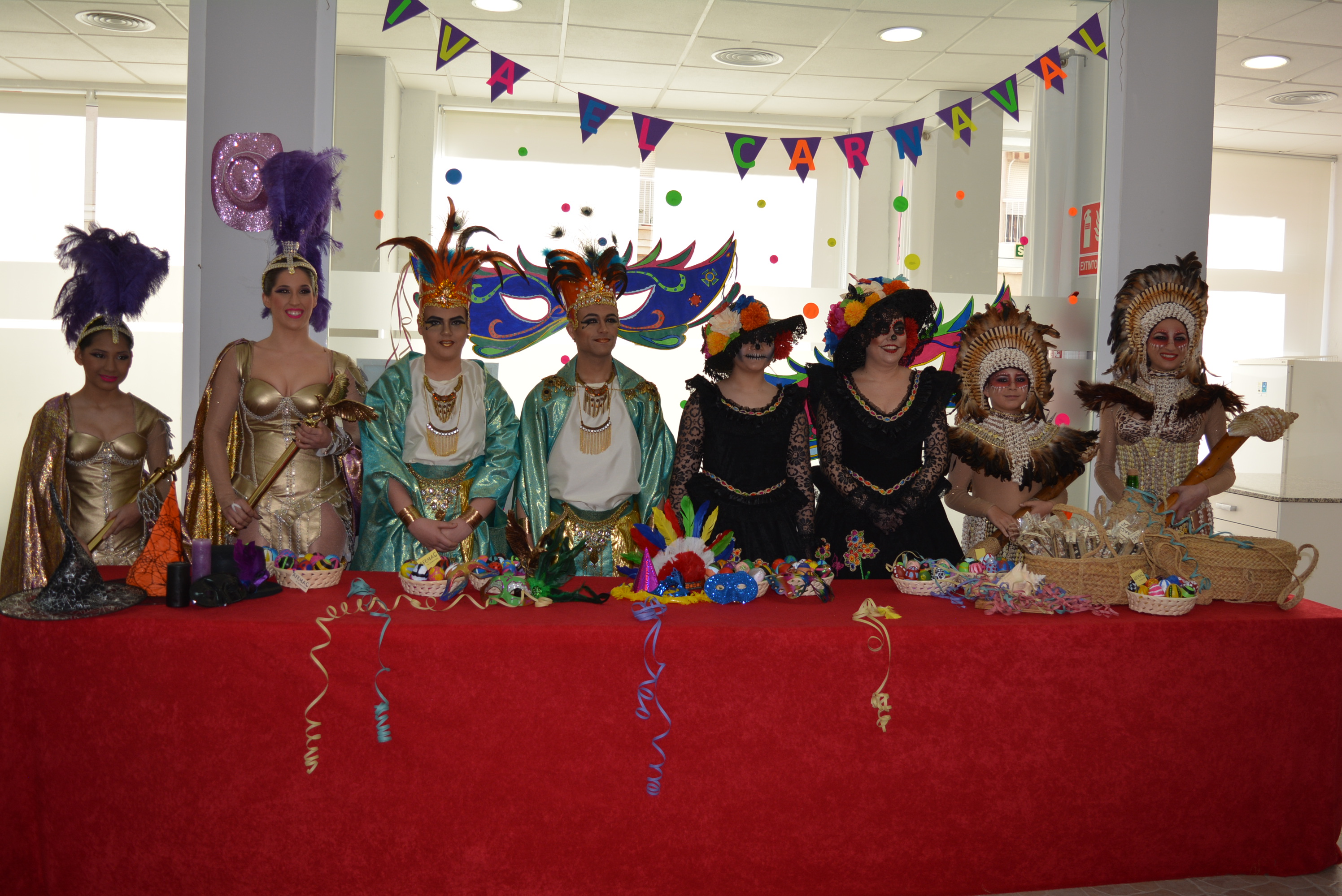 Los personajes del Carnaval visitan Afemac