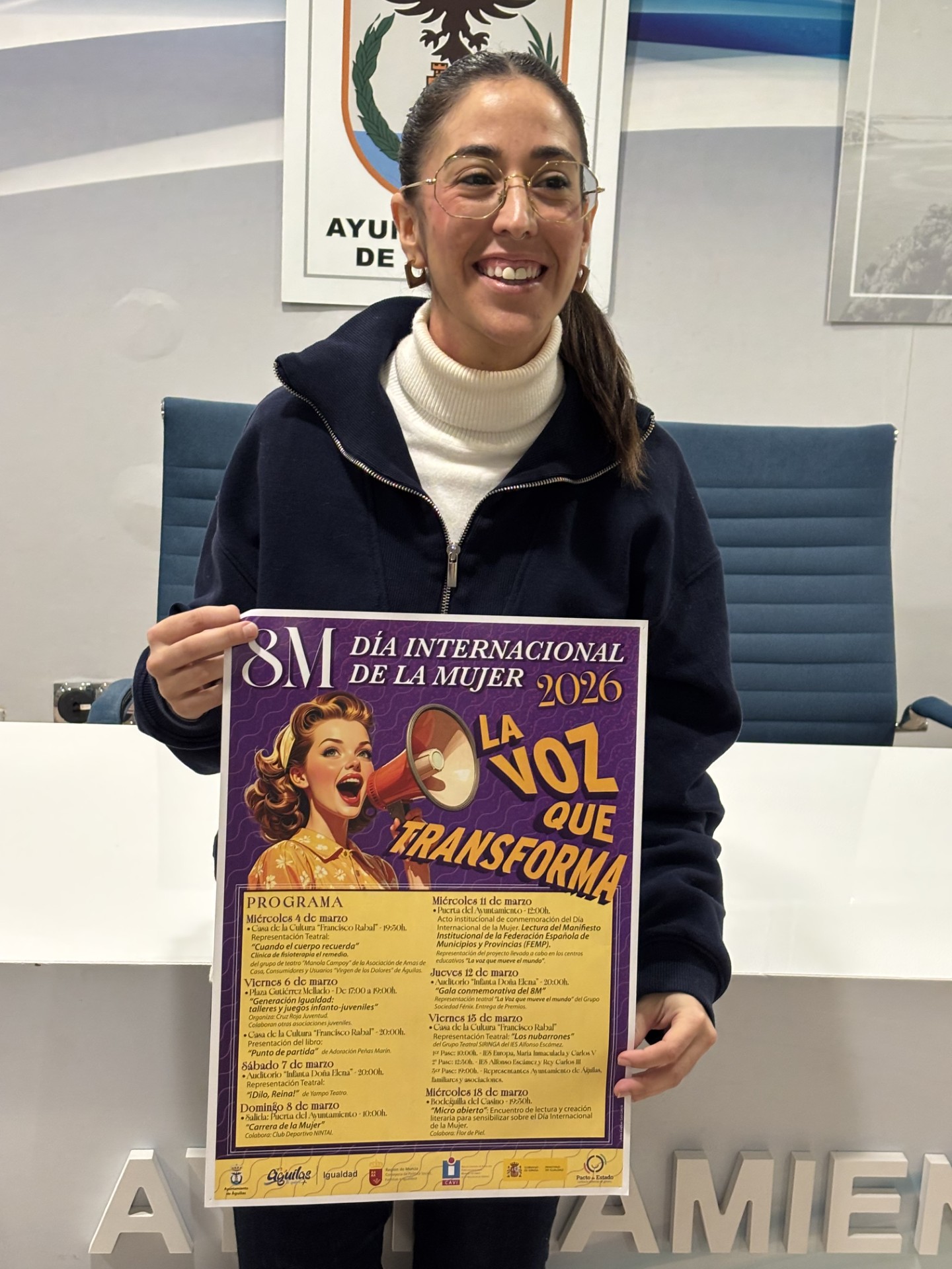 “La voz que transforma”, lema del programa de actos del 8M que tienen como protagonista a las artes escénicas