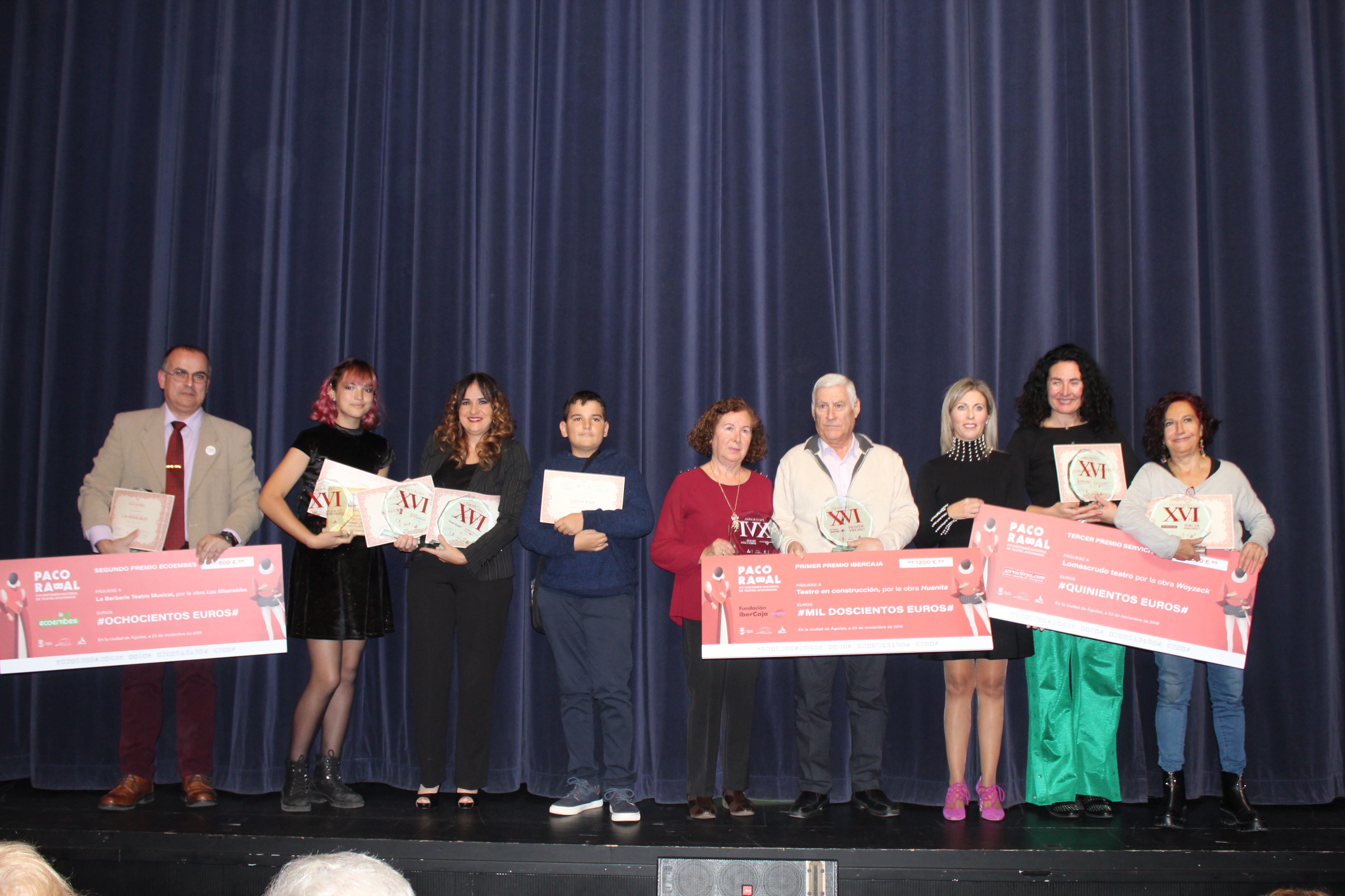 “Sale el sol” se convierte en la triunfadora de un Certamen Nacional de Teatro Aficionado Paco Rabal marcado por el recuerdo a Asunción Balaguer