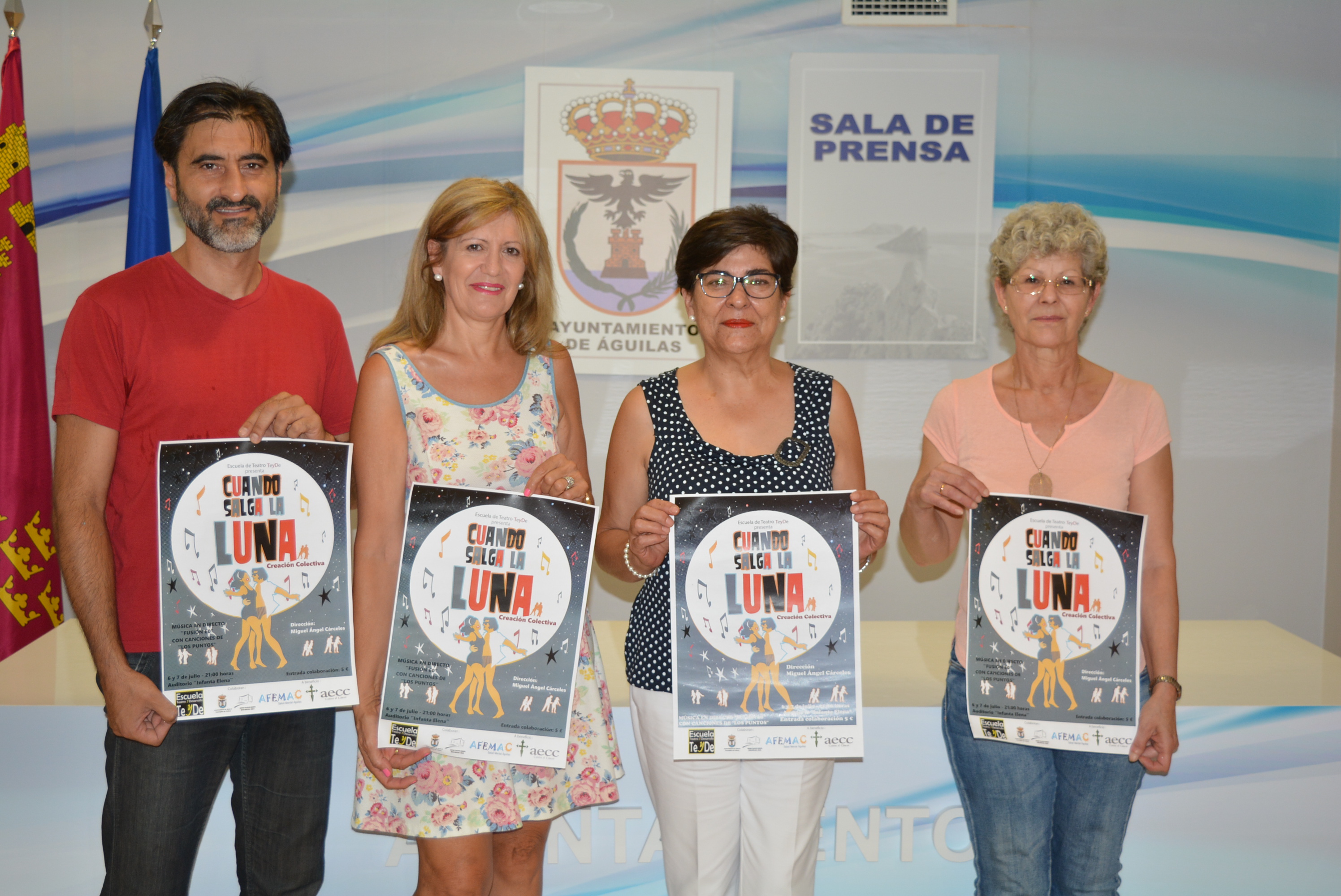 Cuando salga la luna, un musical aguileño a beneficio de Afemac y AECC