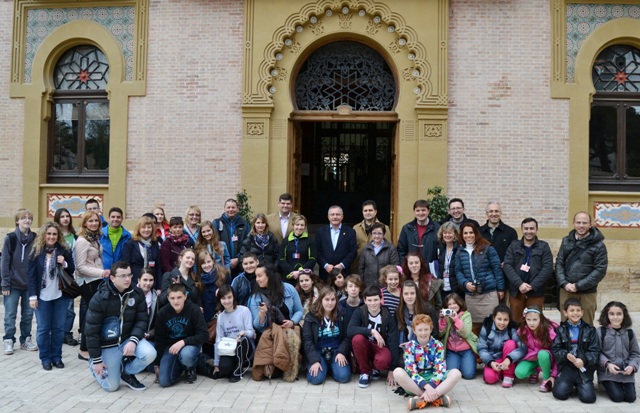 Alumnos y profesores del programa “Comenius” visitan el Ayuntamiento de Águilas 