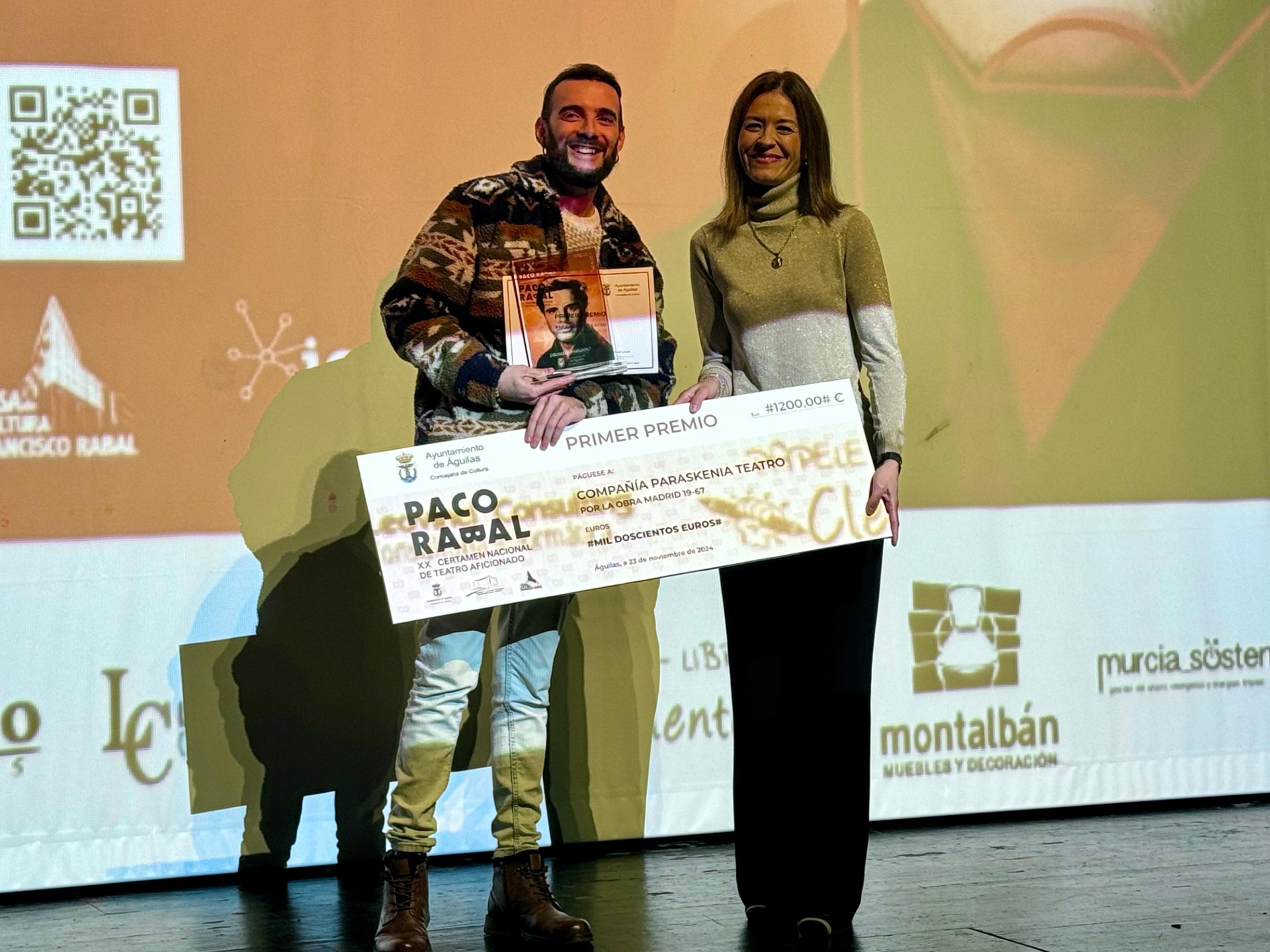 “Madrid 19-67” logra el primer premio del jurado en el XX Certamen Nacional de Teatro Aficionado Paco Rabal 