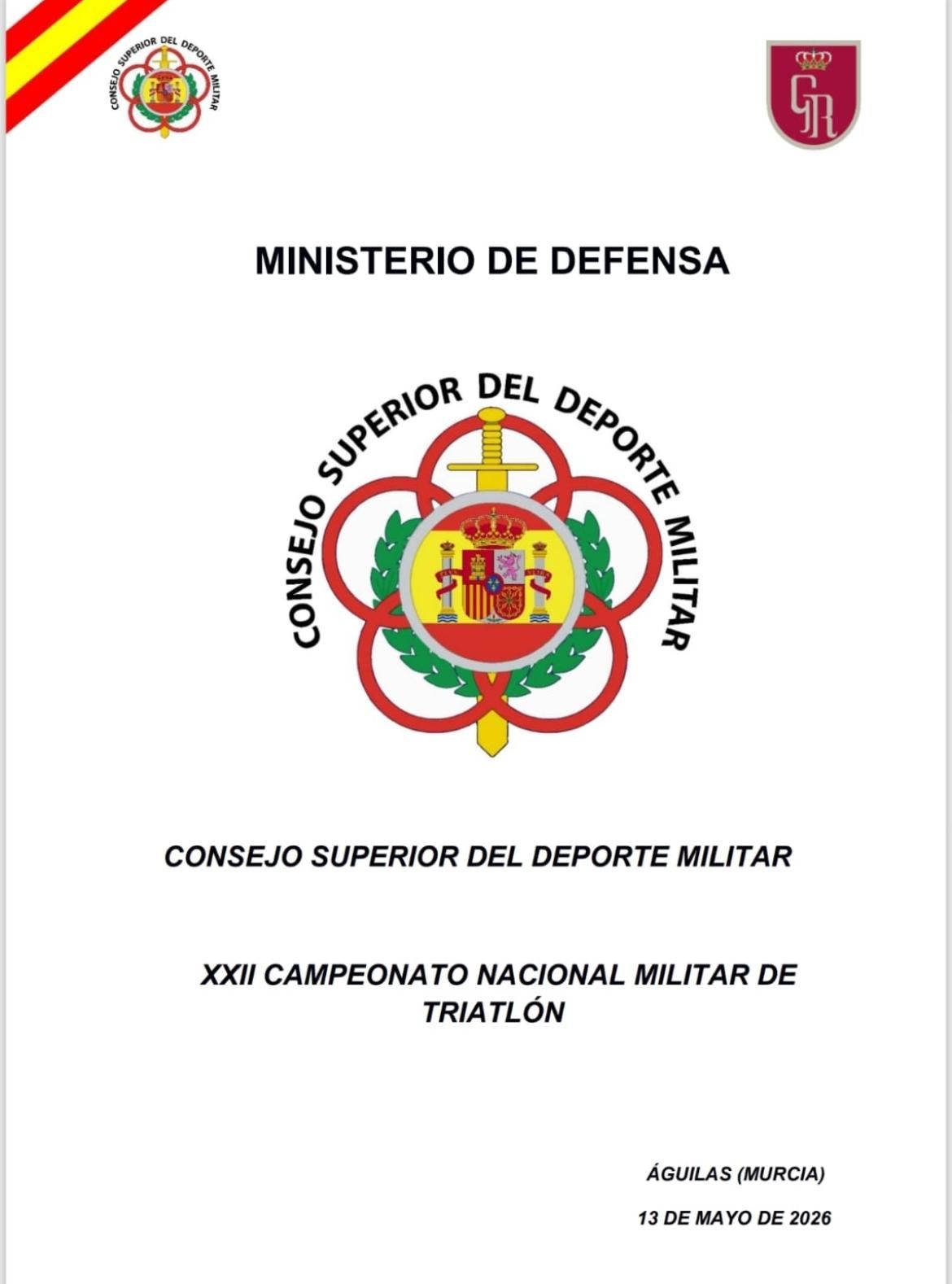 Águilas acogerá el próximo miércoles el XXII Campeonato Nacional Militar de Triatlón
