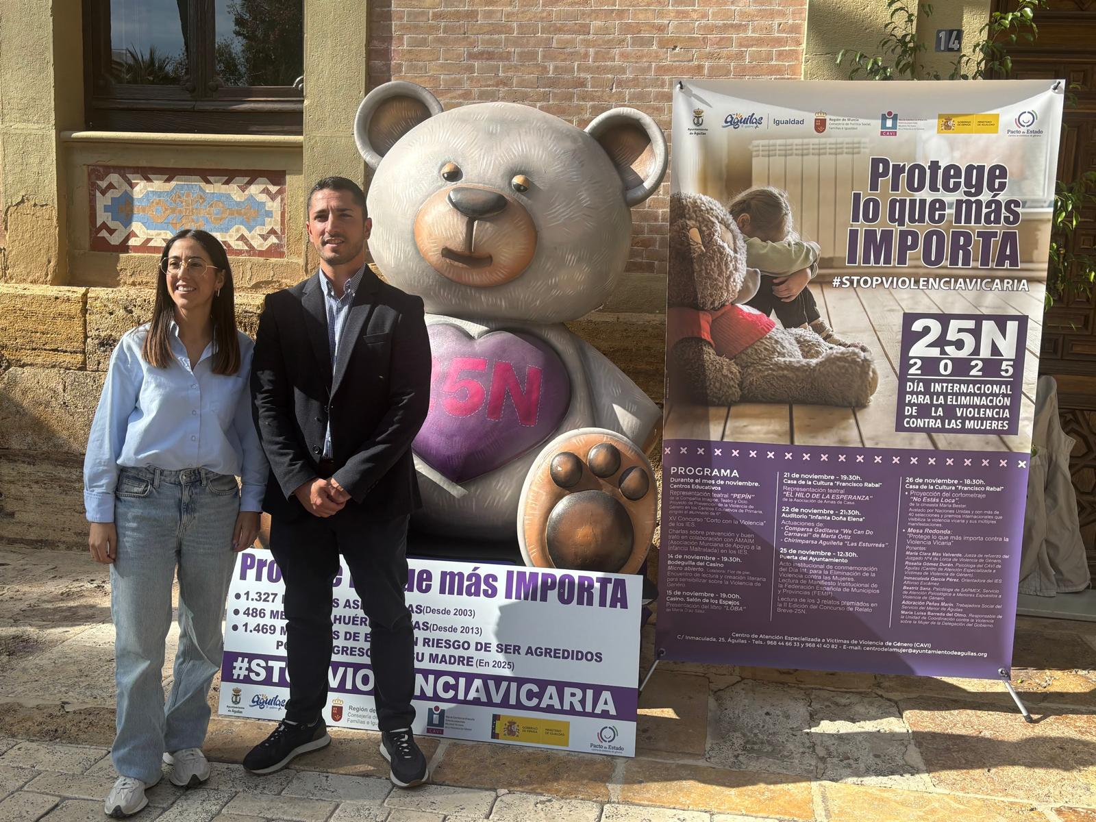 Protege lo que más importa, lema de la campaña de la Concejalía de Igualdad con motivo del 25N 