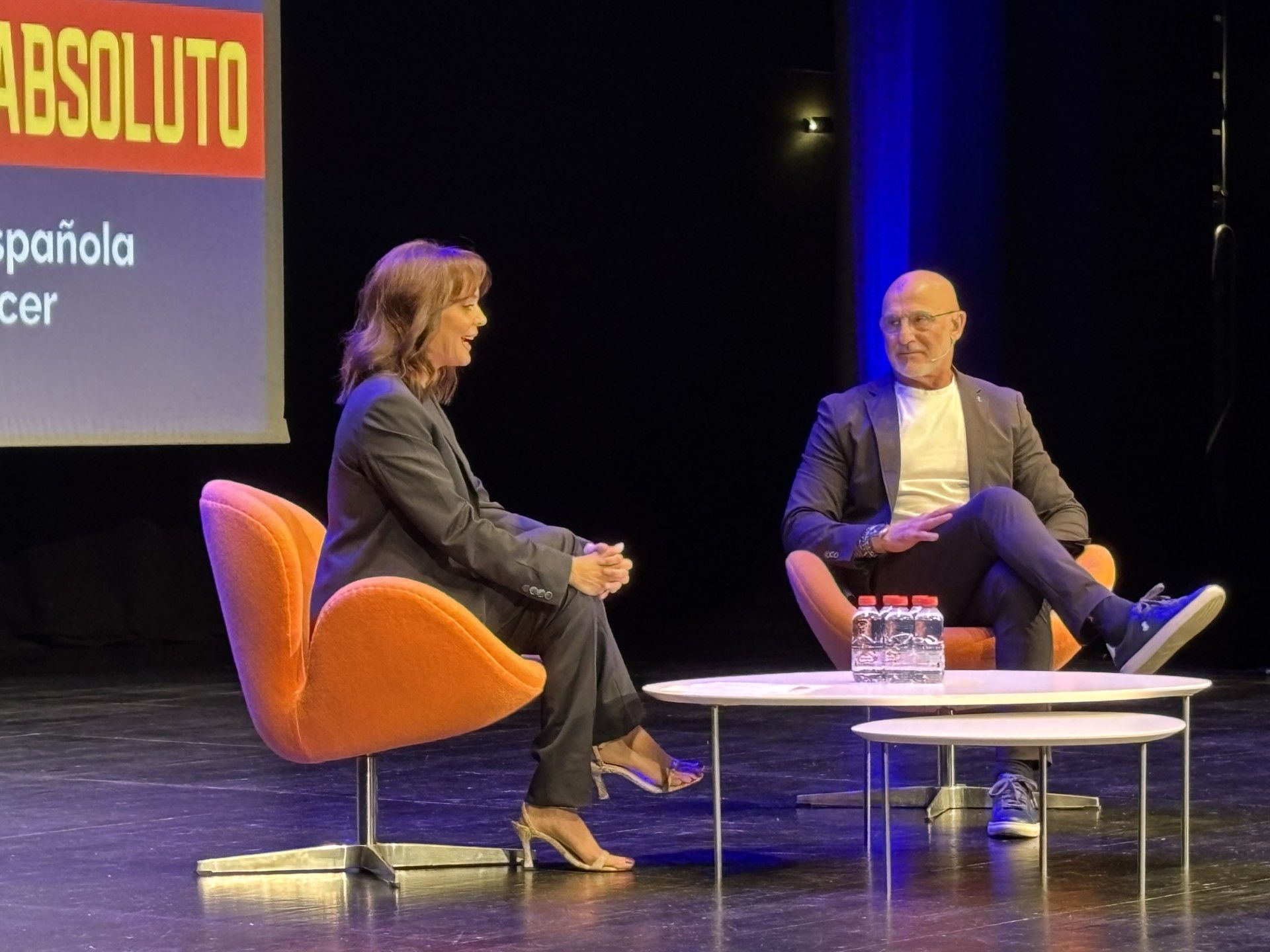 El seleccionador Luis de la Fuente participa en una Gala Solidaria en Águilas