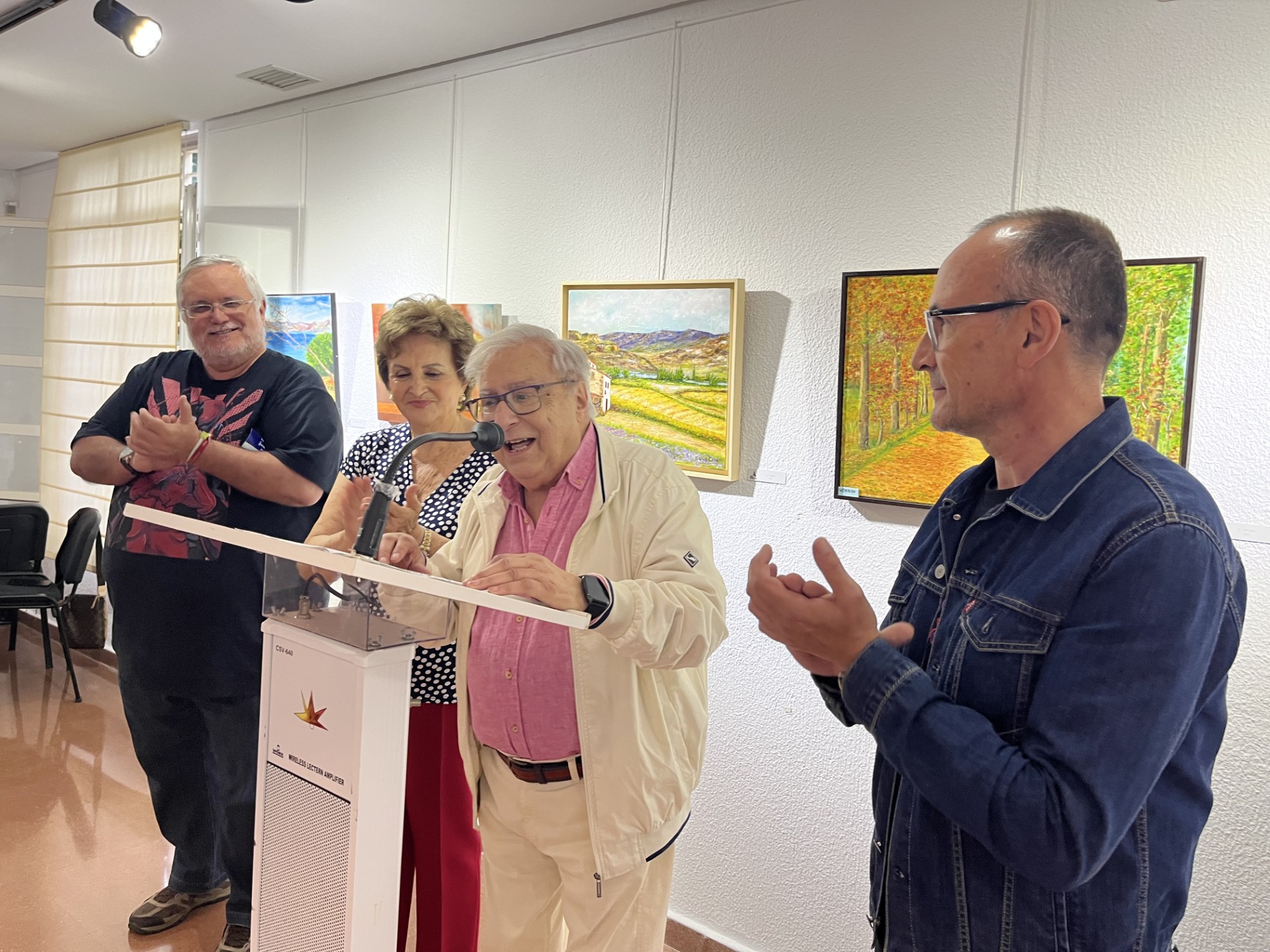 La Casa de Cultura acoge una exposición de pintura del artista José Luis Calvo