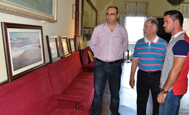 El afamado artista cartagenero Marcial Zambrana expone en el Casino de Águilas  