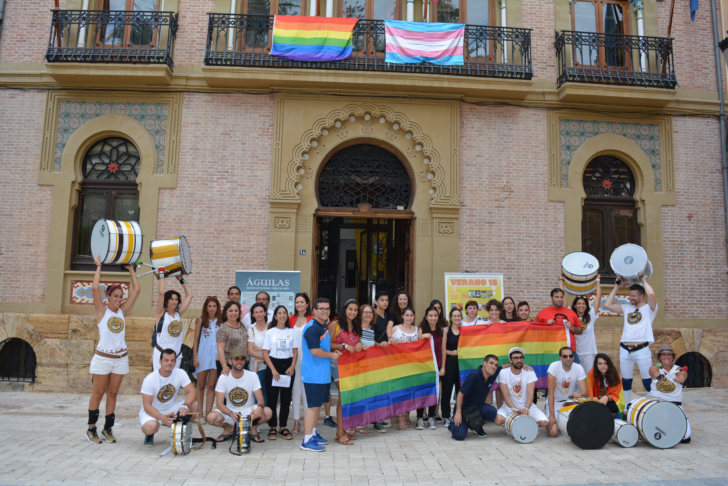 Águilas se suma a los actos reivindicativos con motivo del Día del Orgullo LGTBI