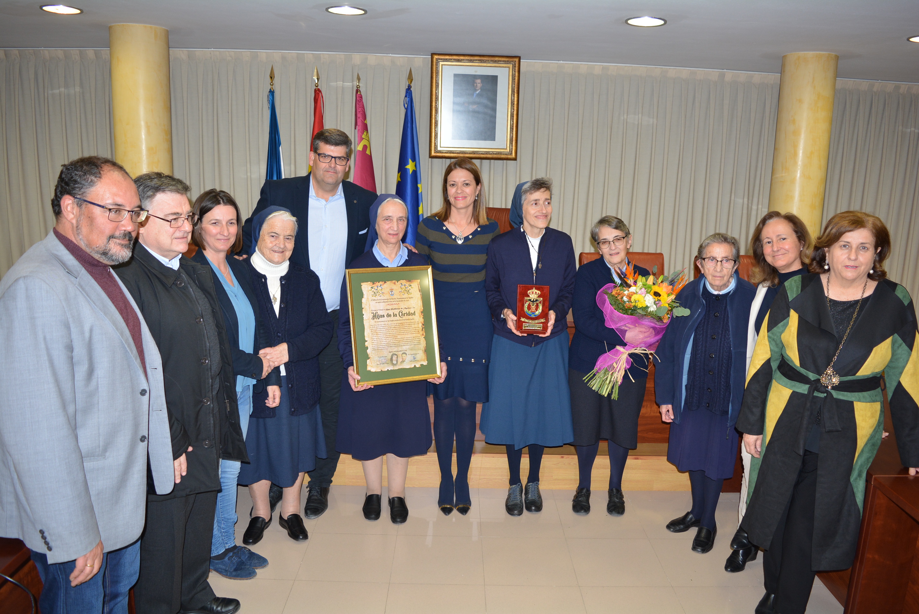 Las Hijas de la Caridad reciben el título de Hijas Predilectas de Águilas