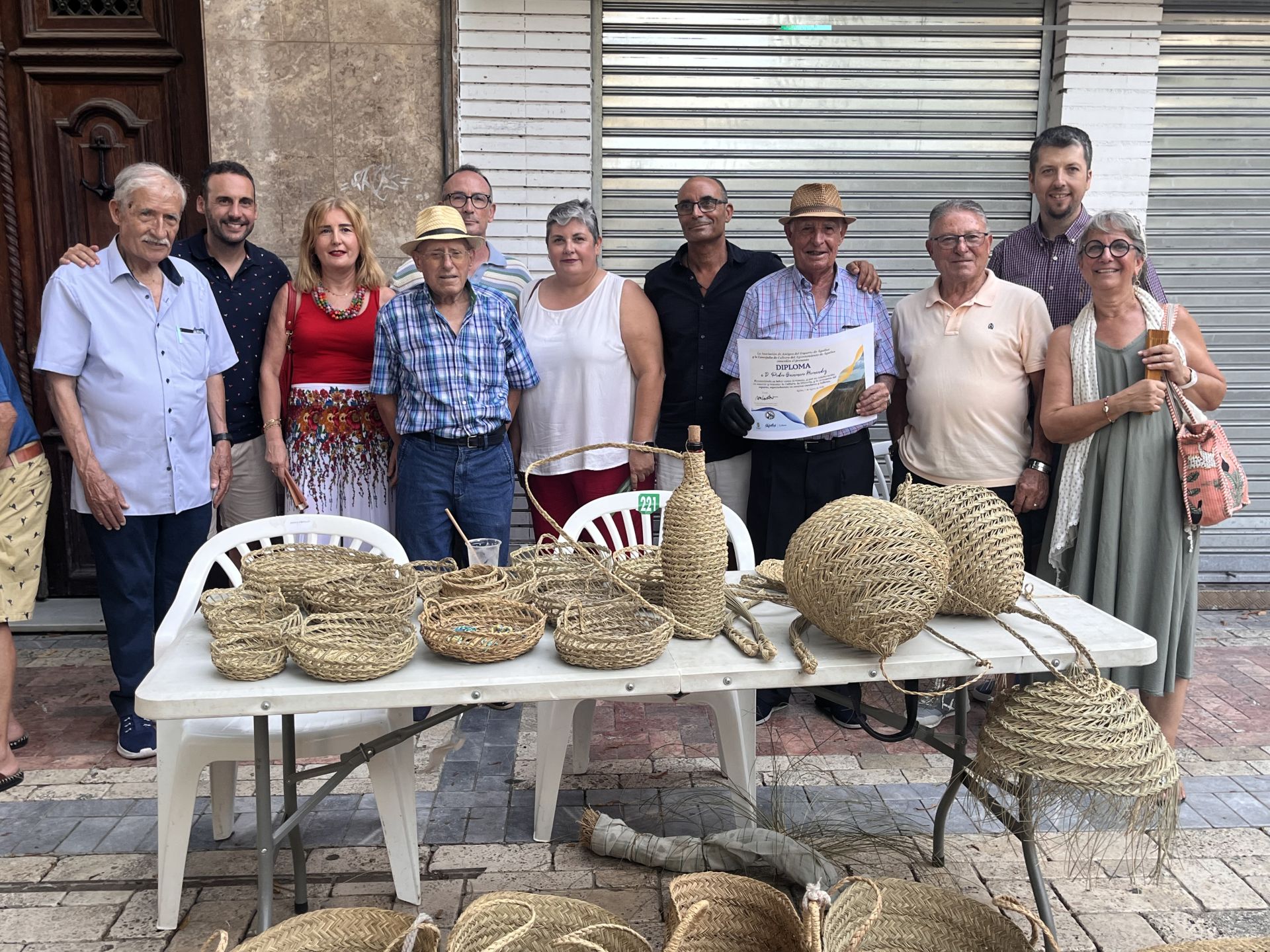 La Plaza de España acogió la XIII Fiesta del esparto