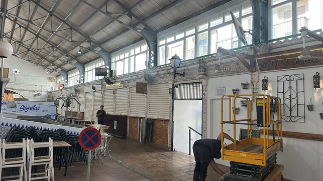 Comienzan las obras de mejora en la Plaza de Abastos de Águilas
