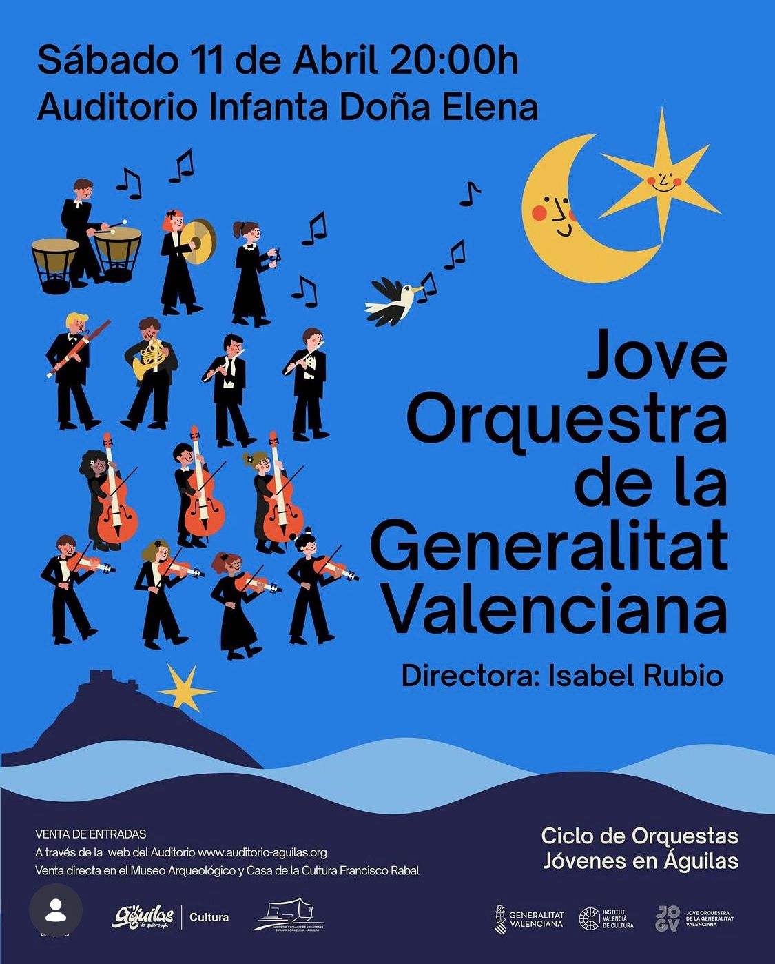La Jove Orquestra de la Generalitat Valenciana protagoniza el próximo concierto del ciclo de orquestas jóvenes en Águilas