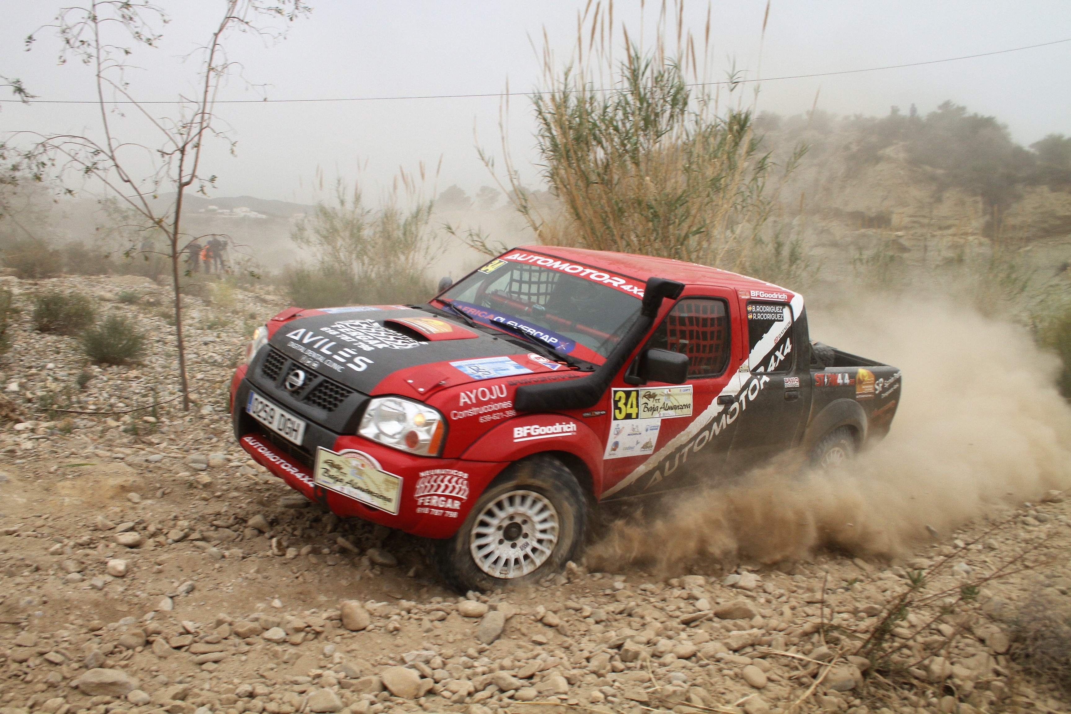 Los aguileños Borja y Rubén Rodríguez suben al podio del Campeonato de España de Rallies Todo Terreno 2018