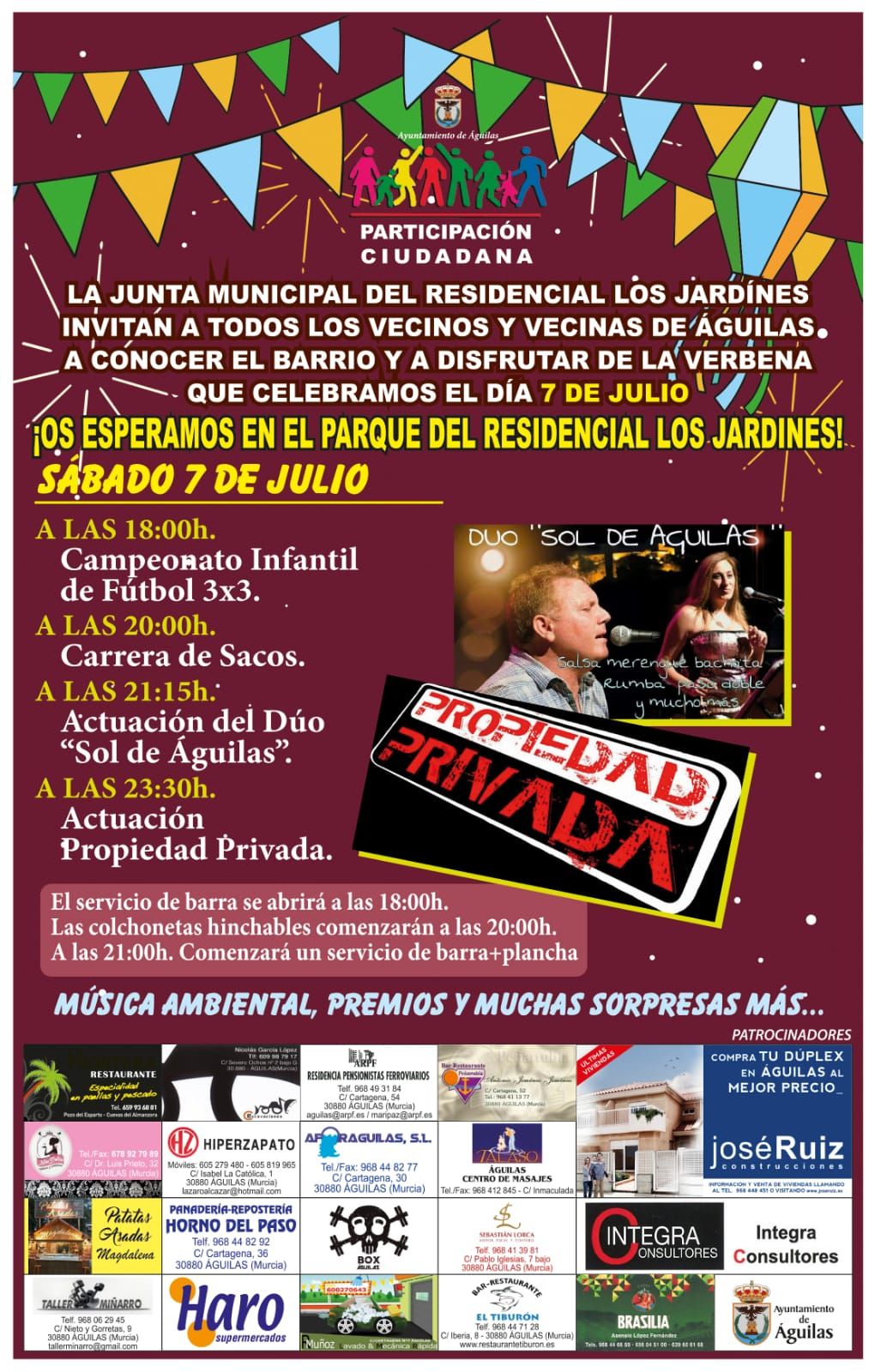 El residencial Los Jardines celebra el sábado sus fiestas de barrio