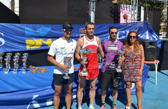 Ángel Nicolás y Pilar Duarte se proclaman vencedores absolutos de la XXXVII Carrera Popular “Ciudad de Águilas” 