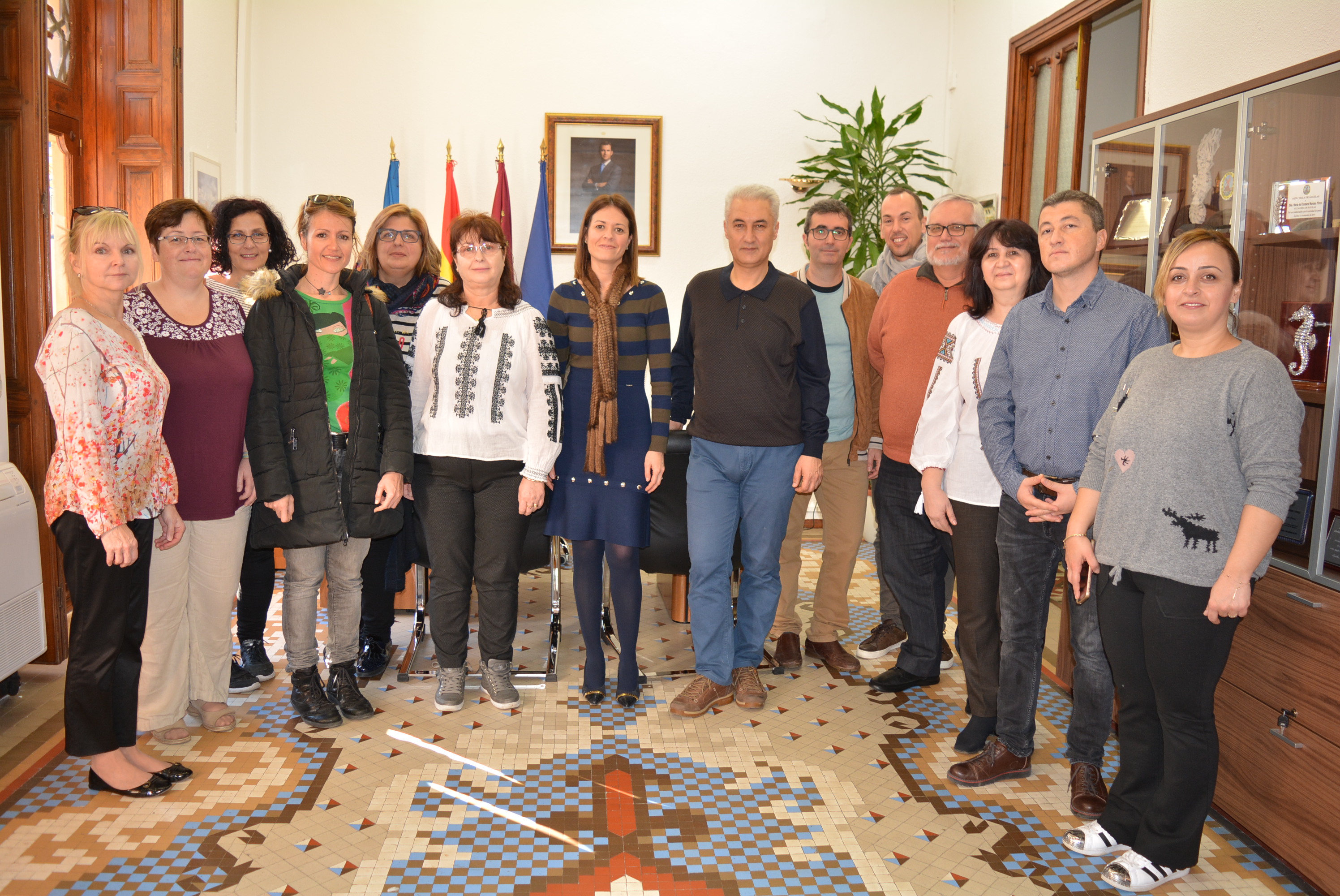 Los profesores del proyecto de colaboración estratégica Erasmus+ visitan el Ayuntamiento