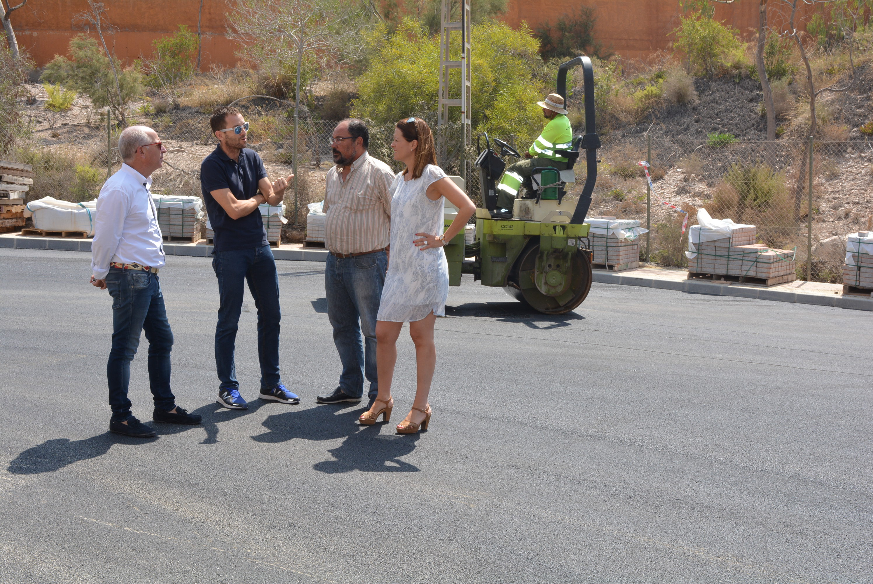 Las obras de mejora en la pedanía de Calabardina, muy próximas a concluir