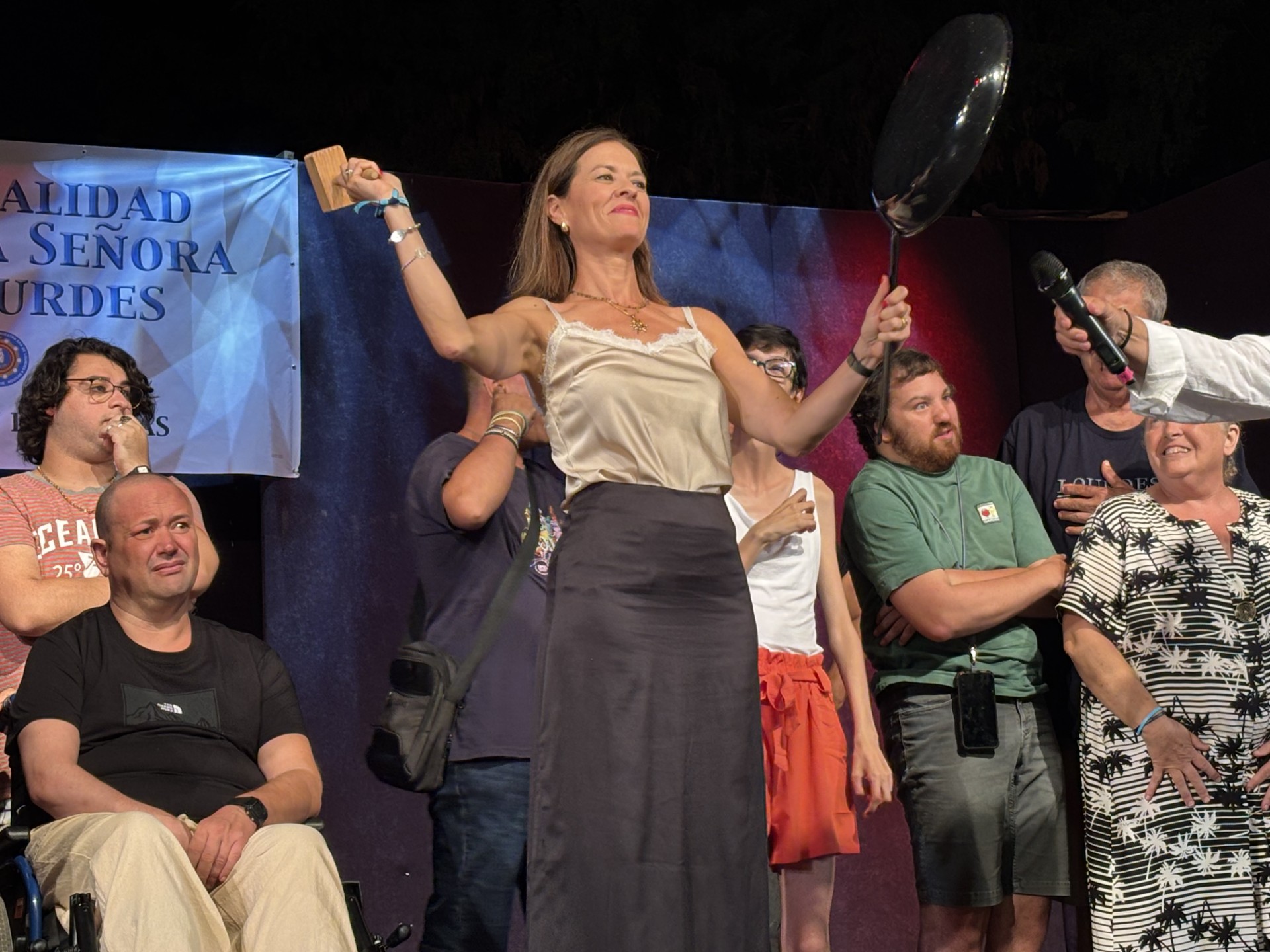 La Hospitalidad de Lourdes celebró ayer su tradicional Sartenazo