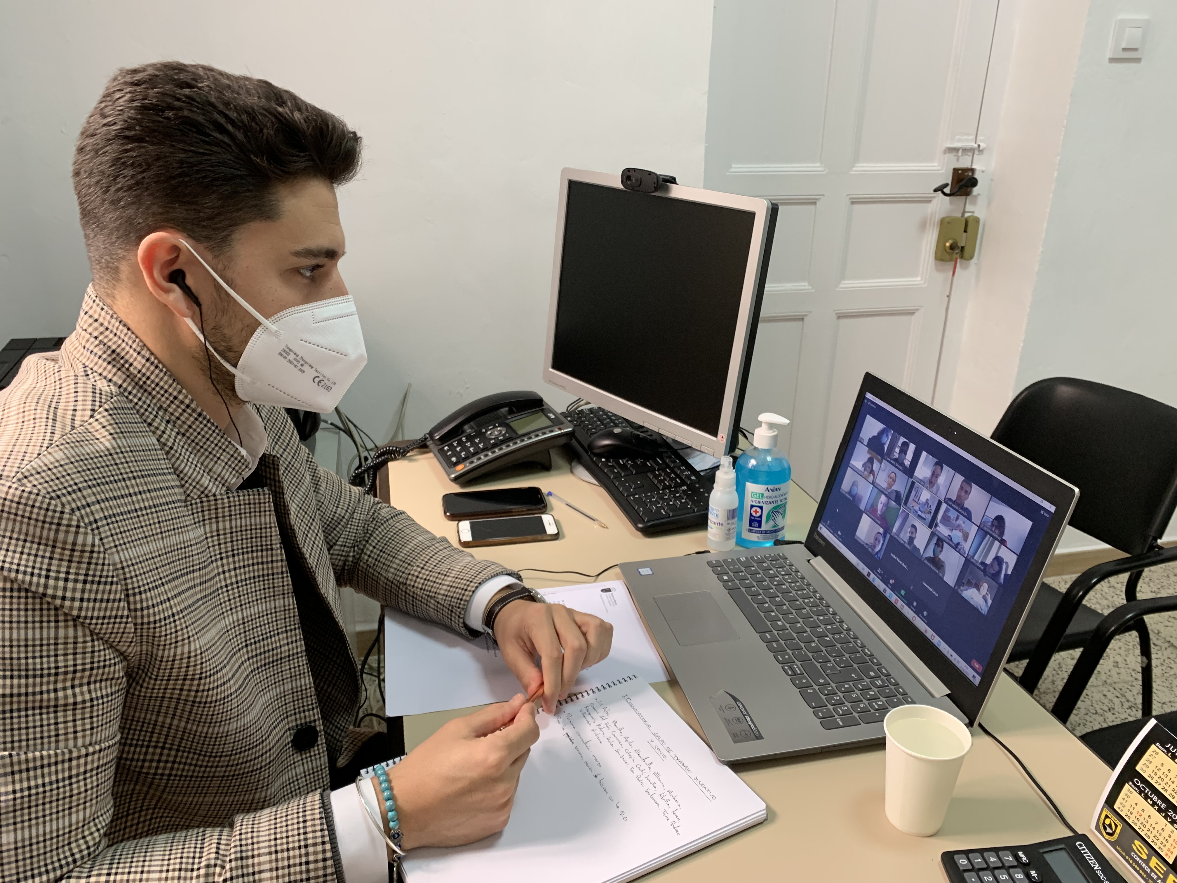 La Concejalía de Juventud participa en una vídeo reunión sobre Juventud y COVID