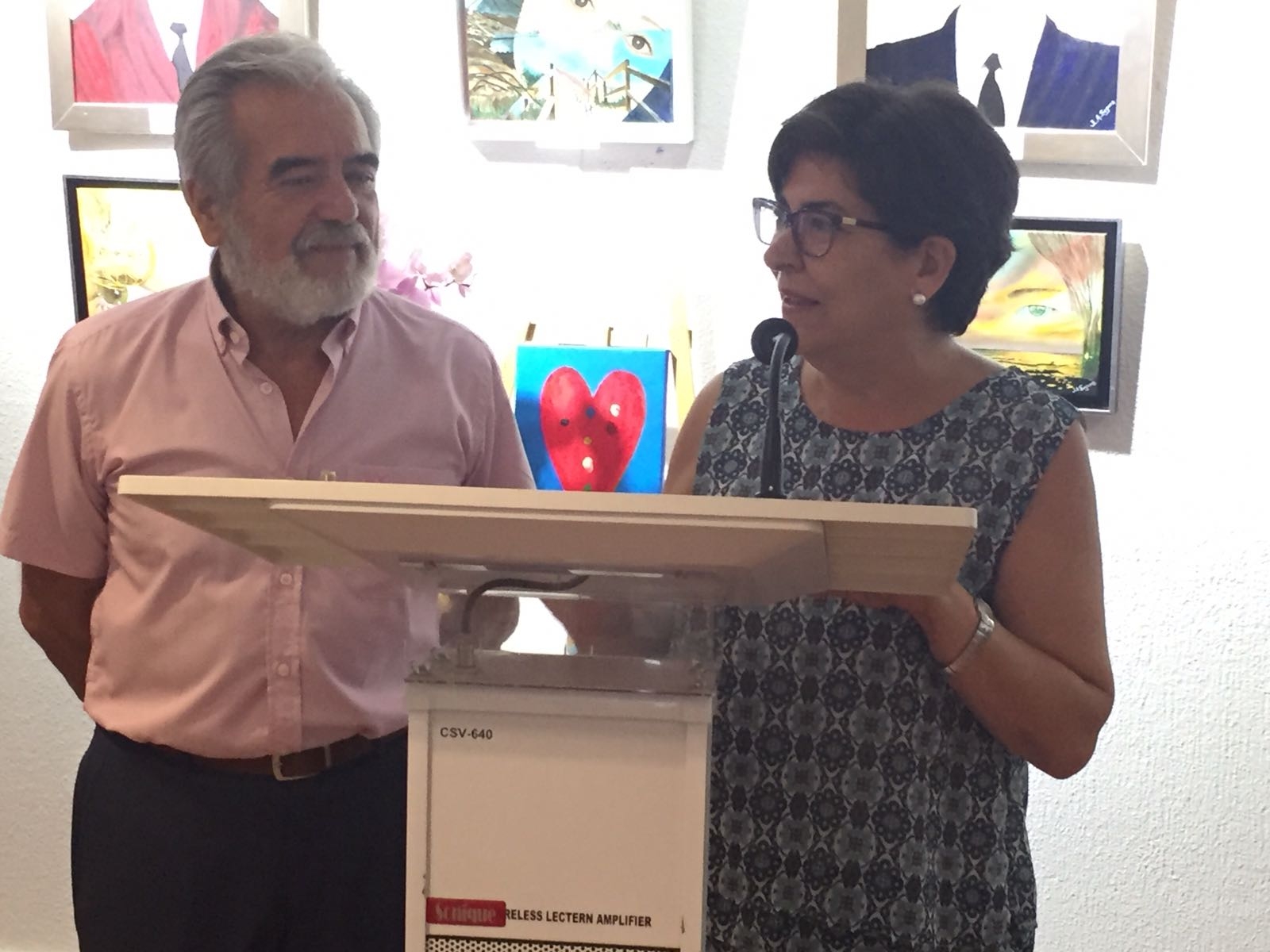 Segura y Entrena exponen sus obras en Águilas