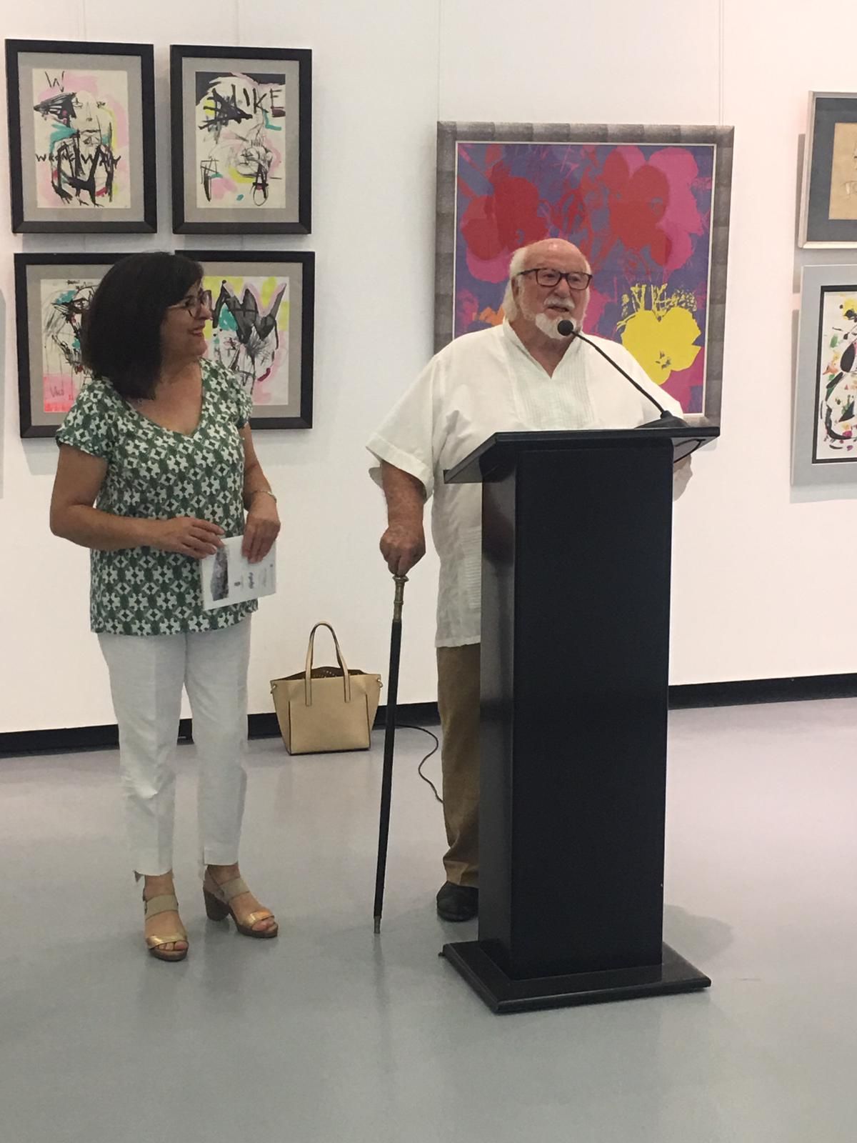 El Auditorio acoge la exposición Arte sobre papel con obras procedentes de la colección privada de Coronado 