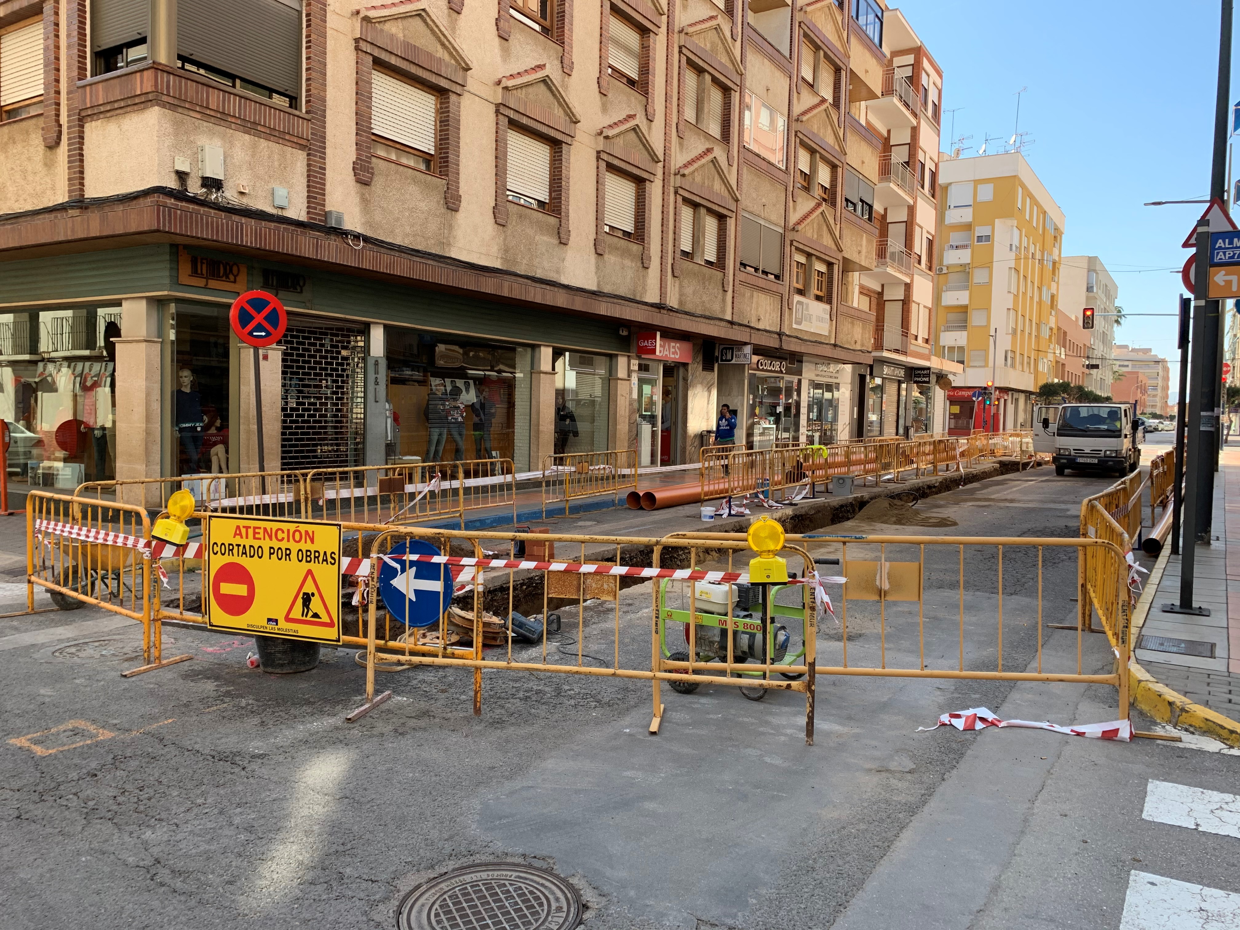 Cambios en el tráfico a partir del martes por obras en Conde de Aranda