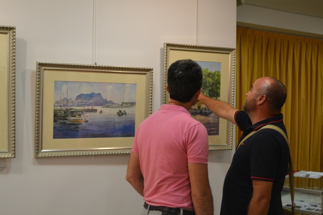 La exposición colectiva Acuarelas y Acrílicos muestra la obra de Cano, Álvarez, Jiménez y Pinto