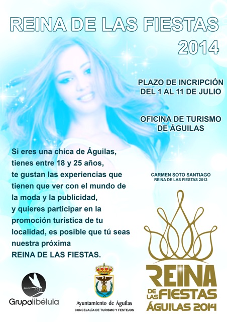 Abierto el plazo de presentación de candidatas a Reina de las Fiestas de Águilas