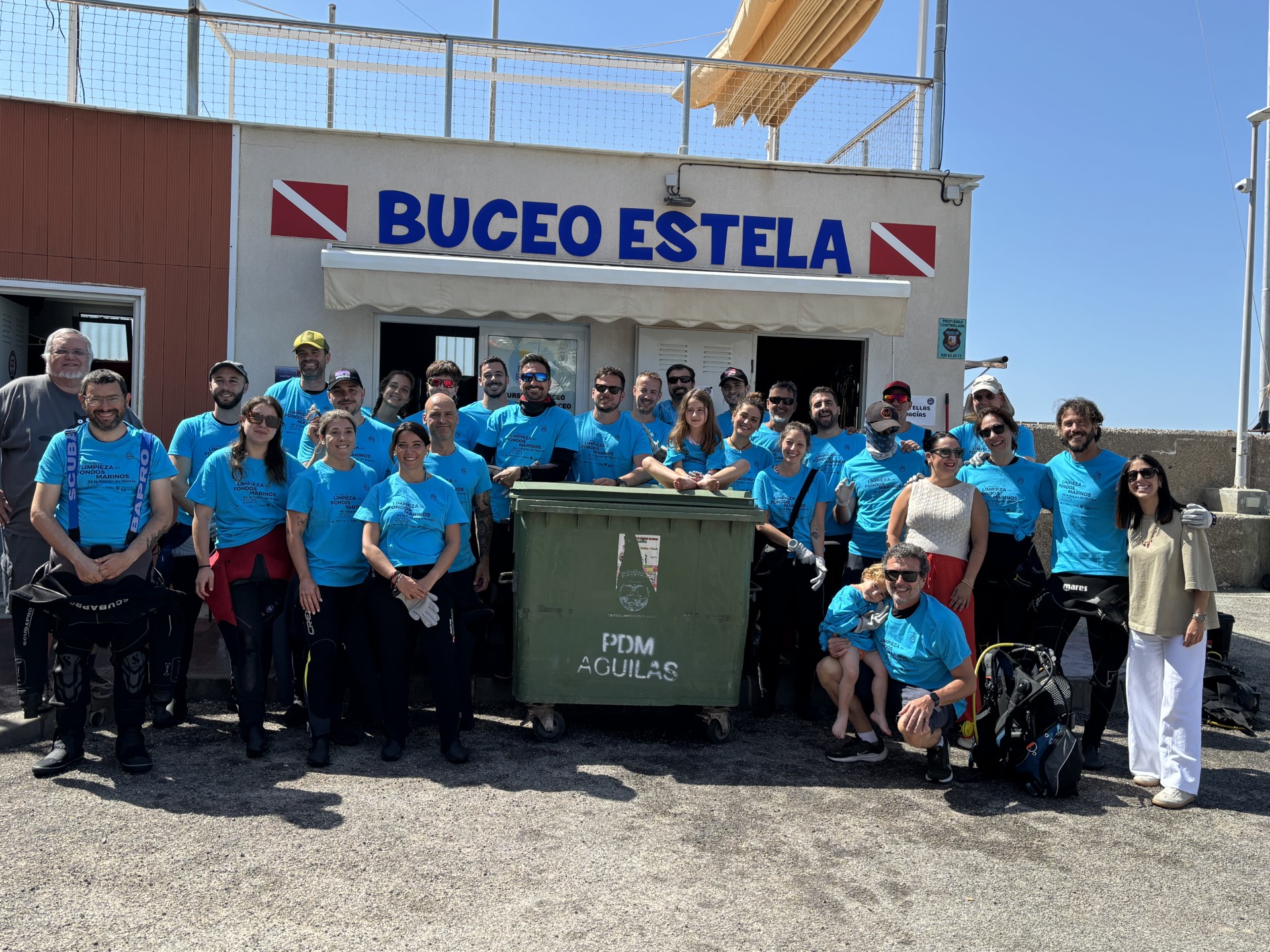 Águilas se suma a la IV Macro Limpieza de Fondos Marinos