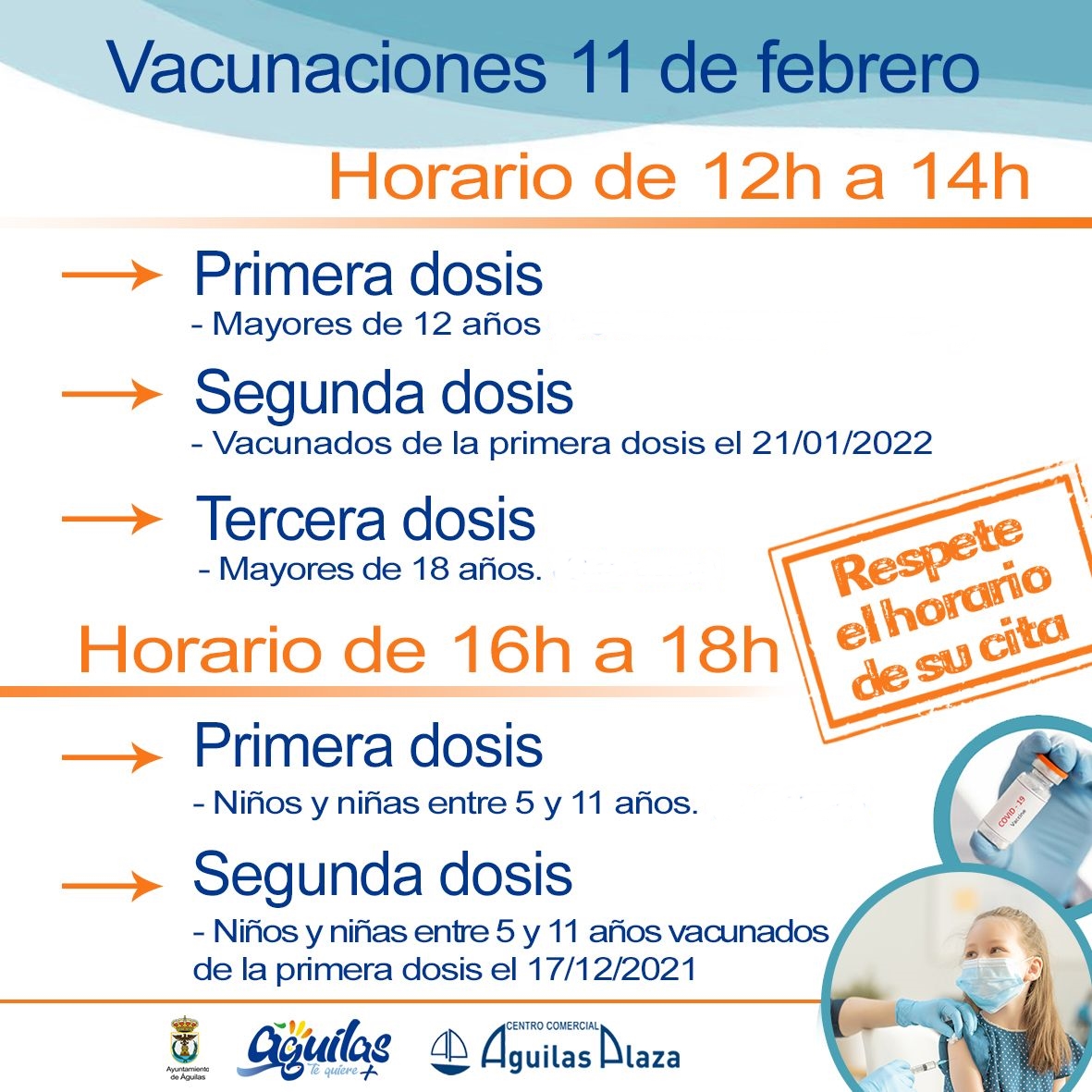 Mañana viernes se llevará a cabo una nueva jornada de vacunaciones masivas sin cita previa