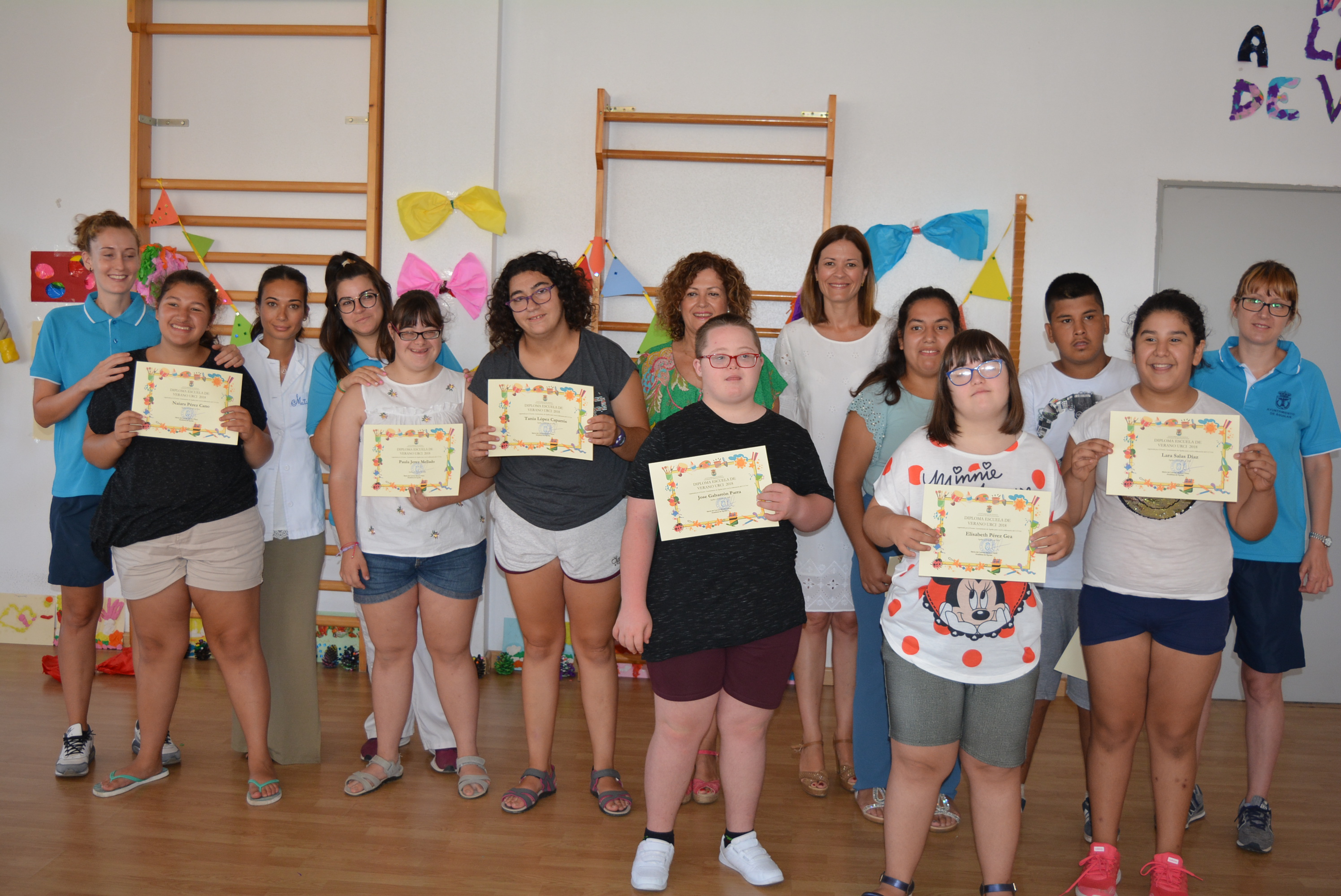 Concluye la escuela de verano del Programa Respiro Familiar para niños con discapacidad