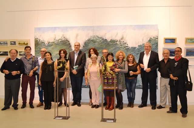 El colectivo Canyada D’Art expone en el Auditorio de Águilas 