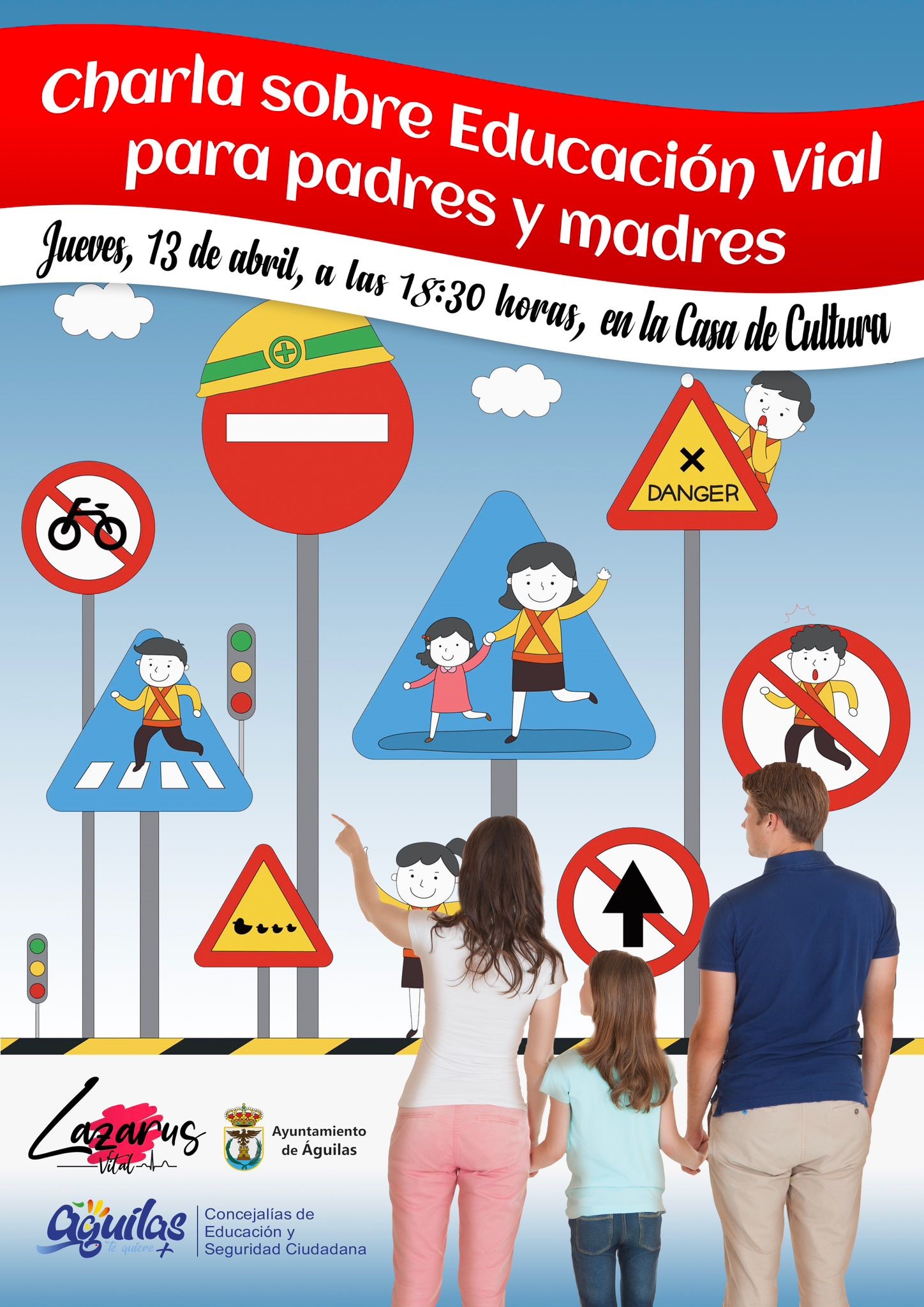 El Ayuntamiento de Águilas organiza una charla para padres y madres sobre educación vial
