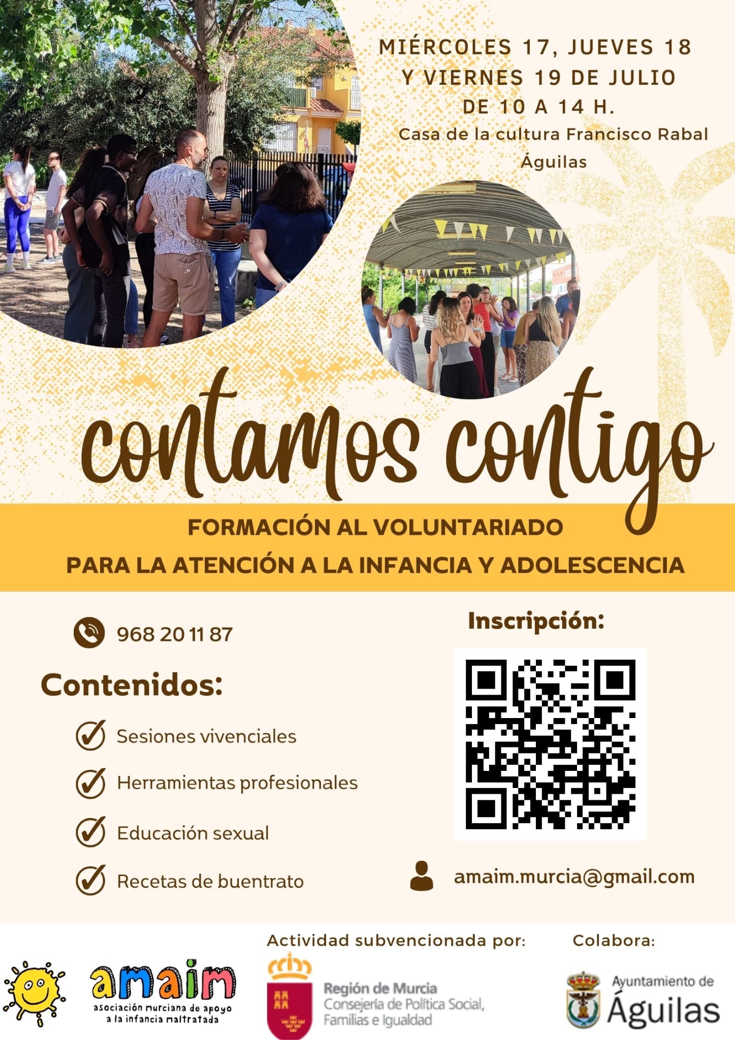 La Casa de la Cultura acogerá el seminario gratuito “Contamos contigo”
