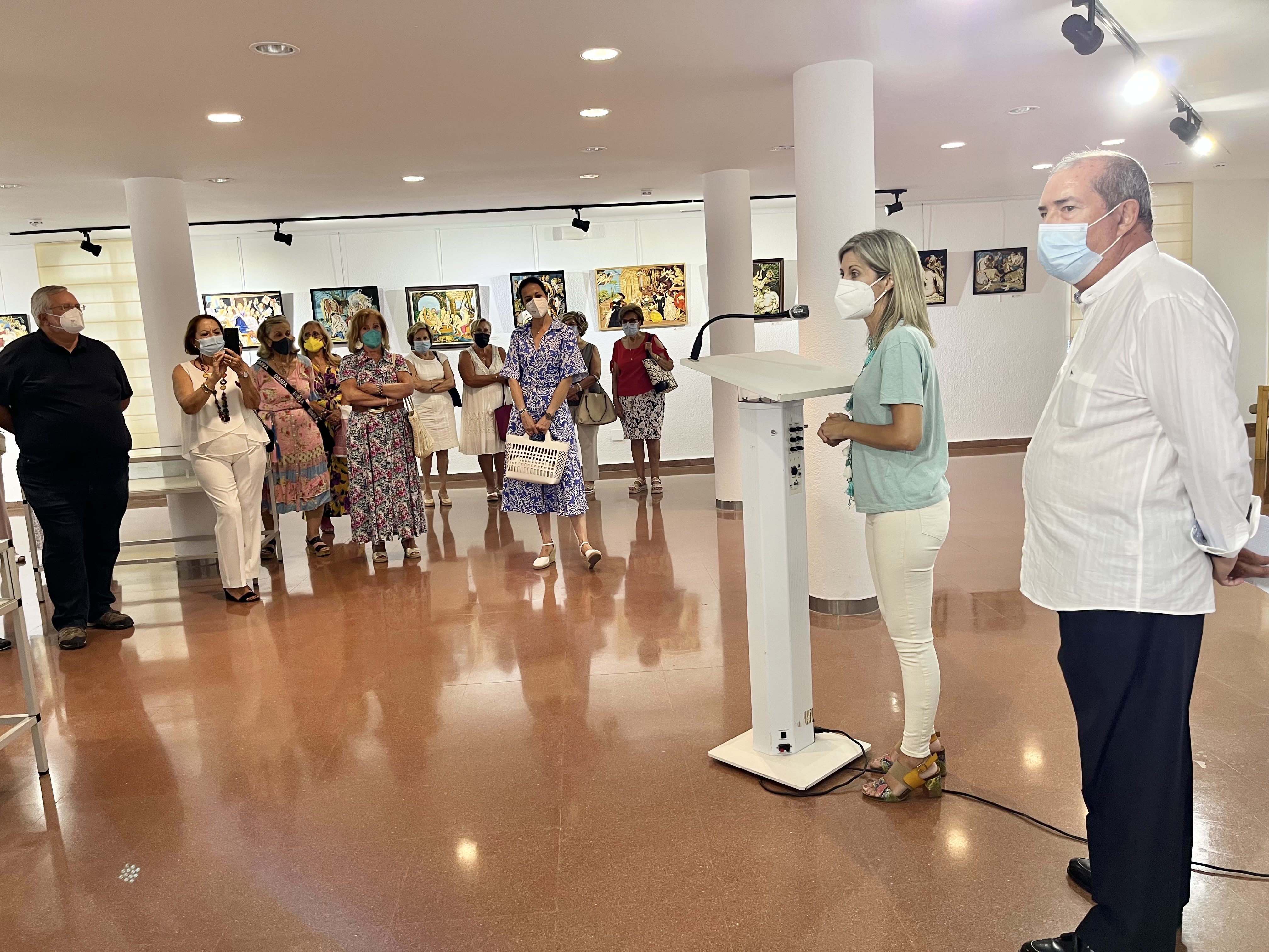 La Casa de Cultura acoge la exposición del aguileño José Manuel Giménez