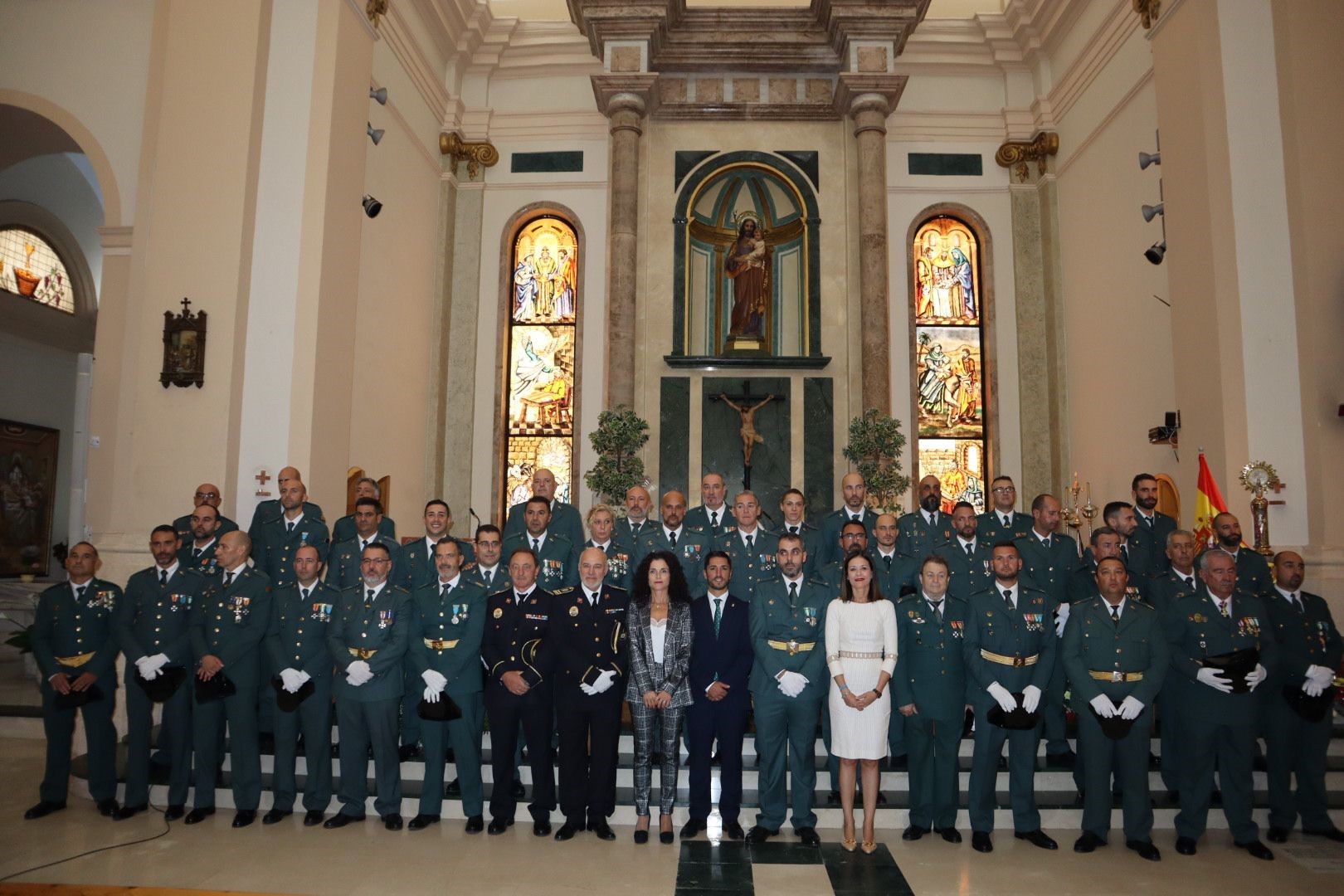 La Guardia Civil de Águilas se suma a los actos de celebración del día de su Patrona 