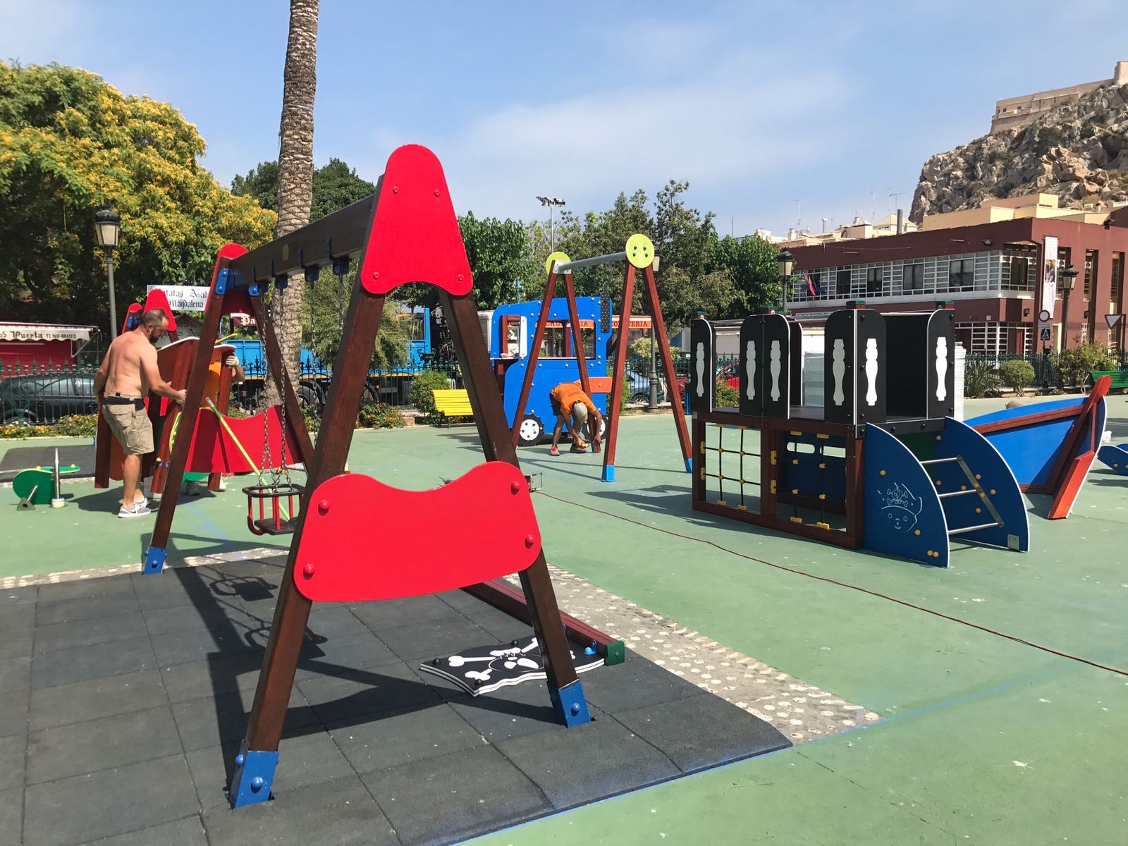 El sábado se inaugura el parque inclusivo de Robles Vives con una gran fiesta pirata