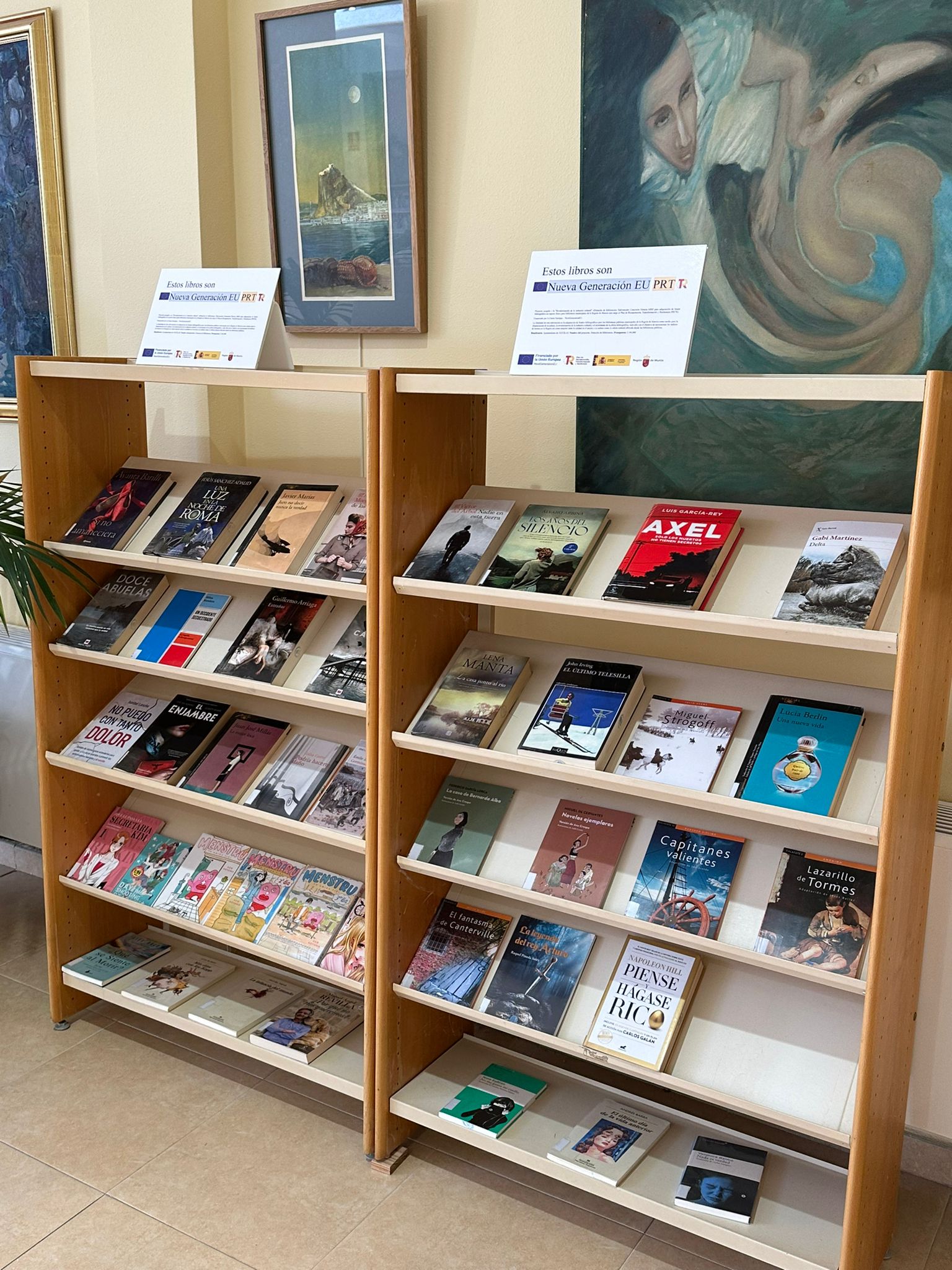 La Biblioteca Municipal amplía su fondo bibliográfico