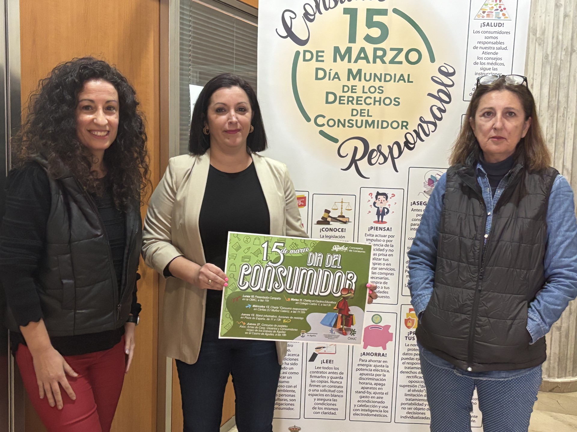 La Concejalía se suma a los actos informativos con motivo del Día del Consumidor