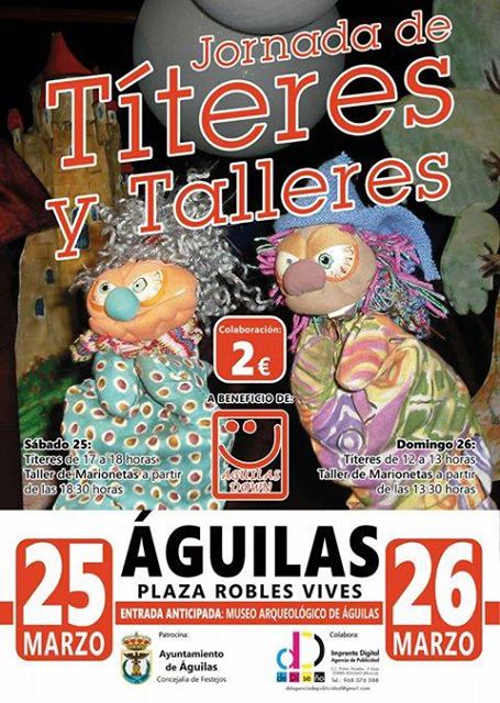 Títeres solidarios con la asociación Águilas Down