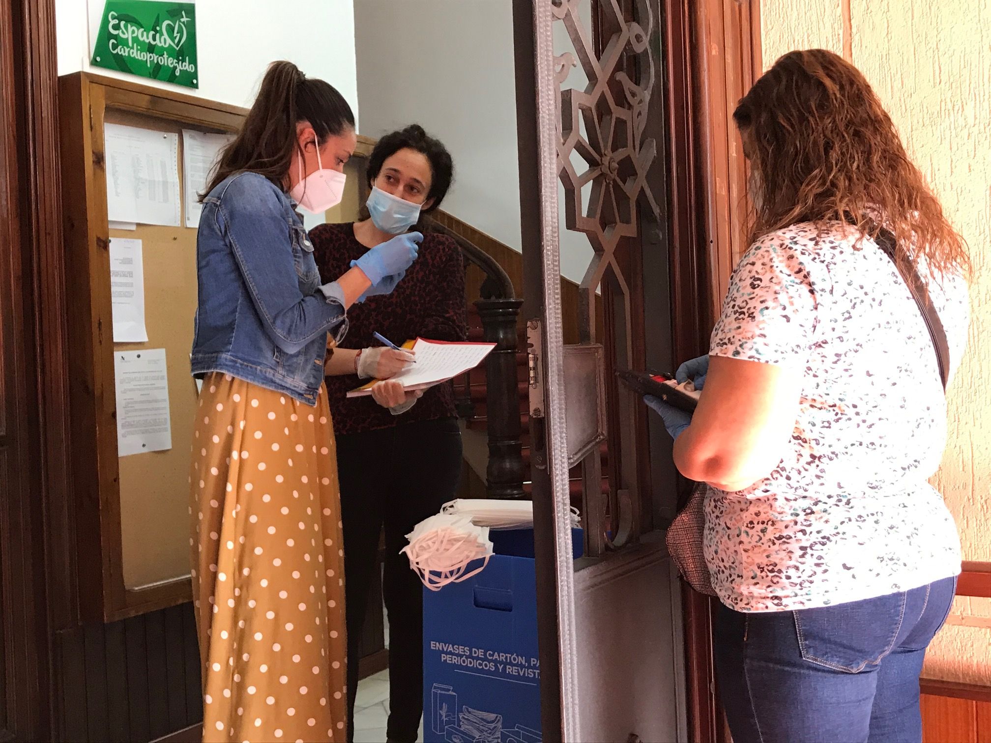 El reparto de mascarillas a través de las Juntas Municipales dará comienzo mañana en Los Jardines