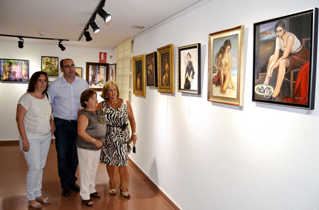La artista Josefa Martínez Venteo expone en la Casa de Cultura Francisco Rabal de Águilas 
