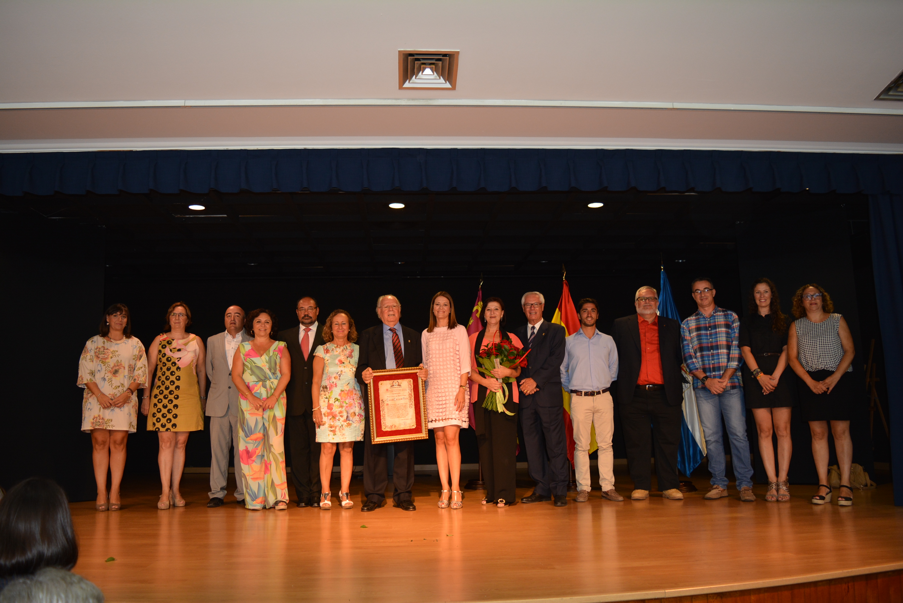 Carlos Collado recibe el título de Hijo Adoptivo de Águilas