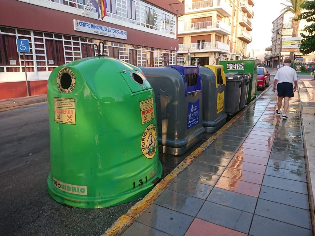 Las cifras de recogida selectiva de basura mejoran notablemente en el primer semestre del año