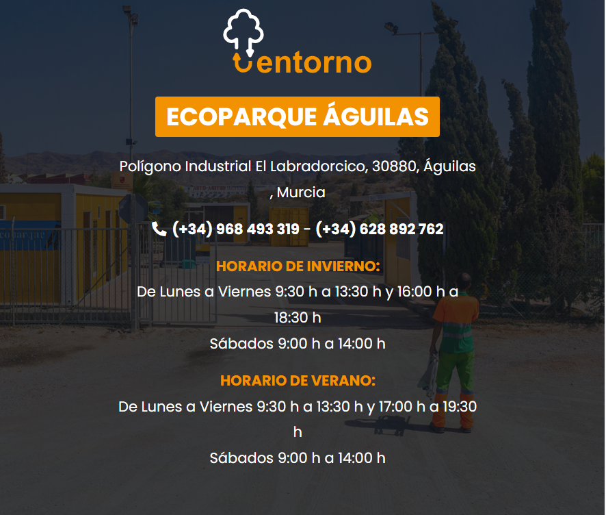 Limpieza habilita el teléfono 628892762 para avisos de residuos para el Ecoparque