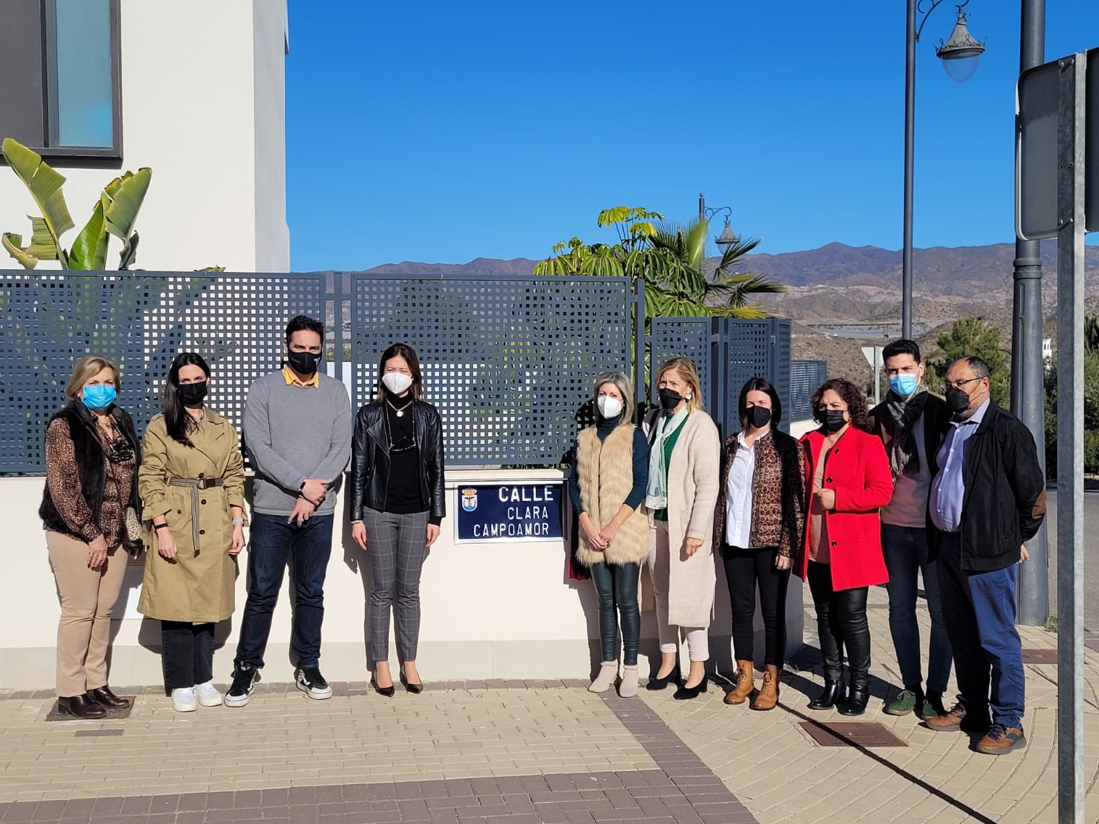 Una calle de Águilas recibe el nombre de Clara Campoamor