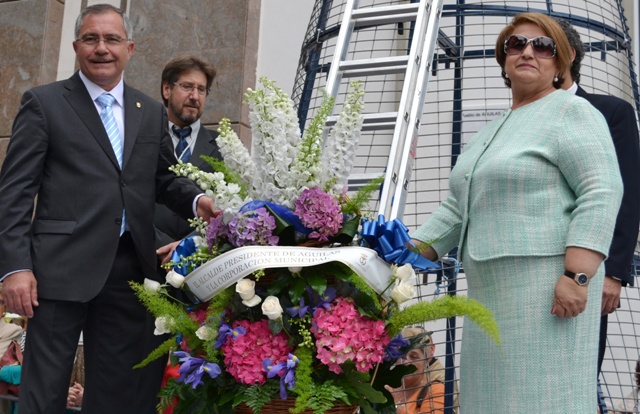 Jesús Caicedo, diputado nacional y alcalde de Cuevas del Almanzora, pregona la Semana Santa de Águilas 